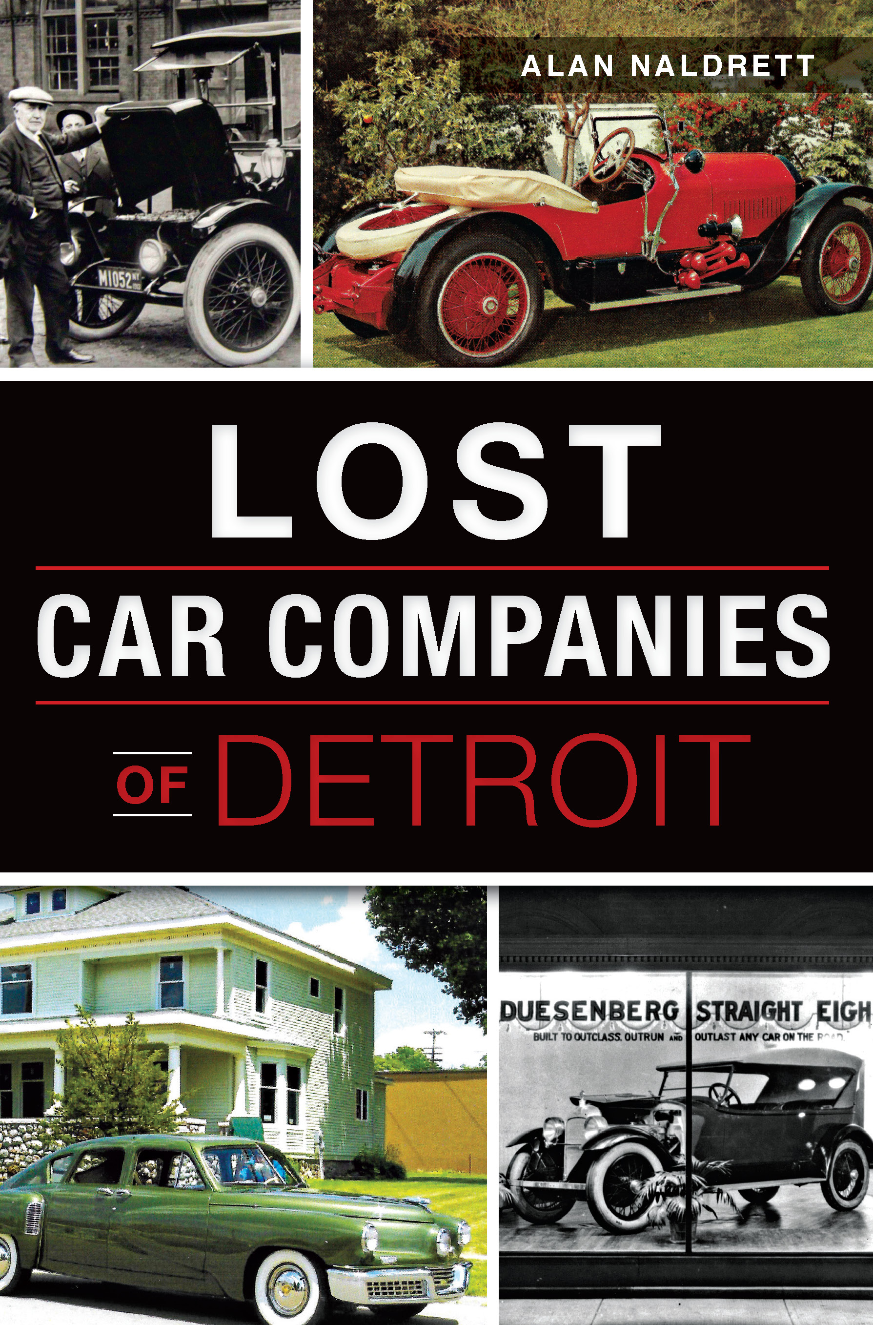 This image is the cover for the book Lost Car Companies of Detroit, Lost