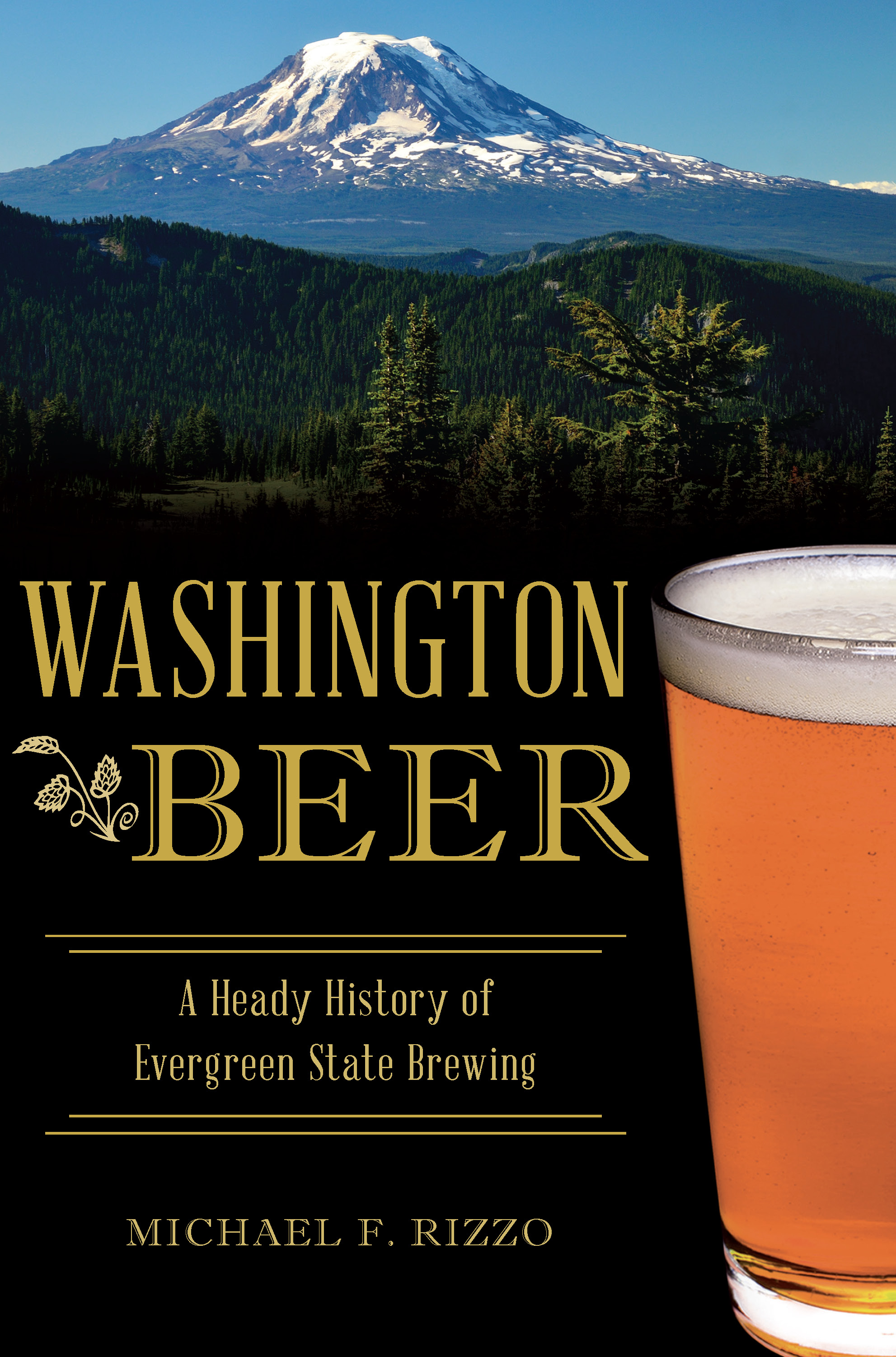 This image is the cover for the book Washington Beer, American Palate