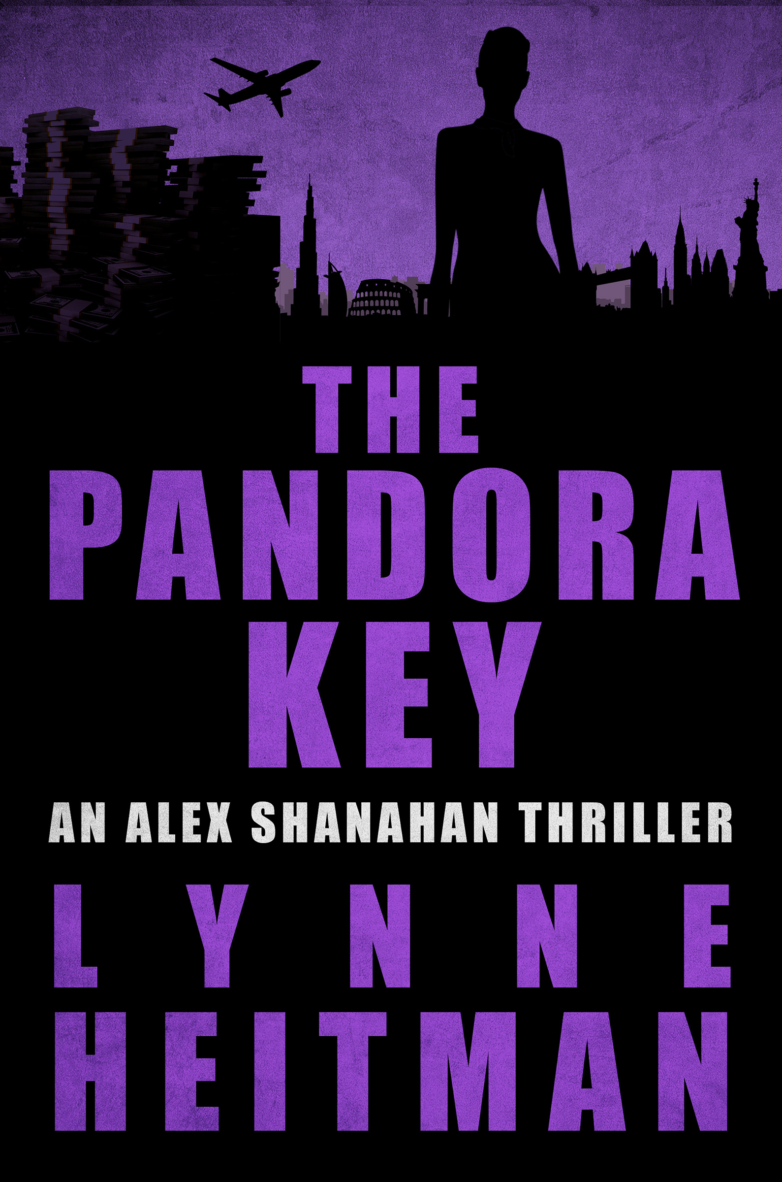 This image is the cover for the book Pandora Key, The Alex Shanahan Thrillers