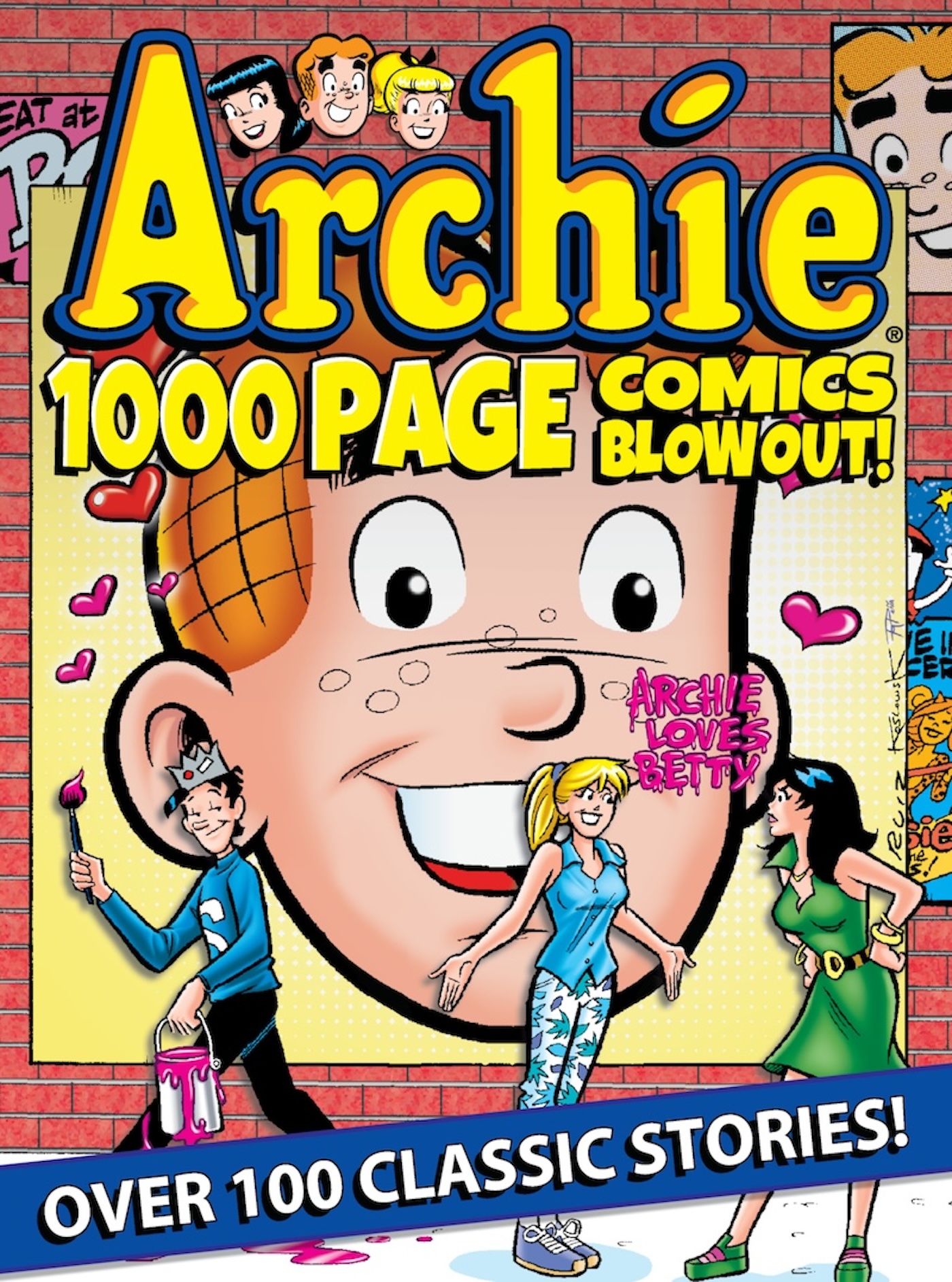 This image is the cover for the book Archie 1000 Page Comics BLOW-OUT!, Archie 1000 Page Comics