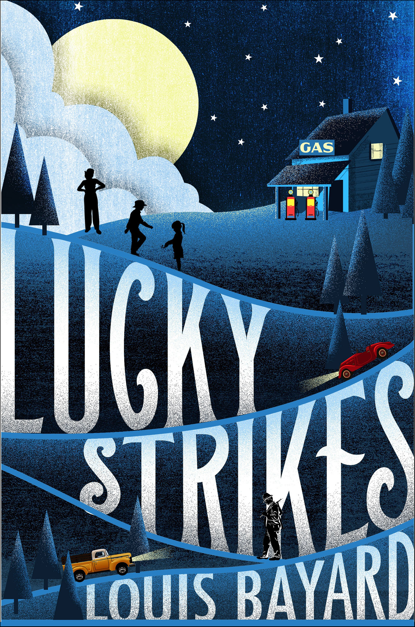 This image is the cover for the book Lucky Strikes