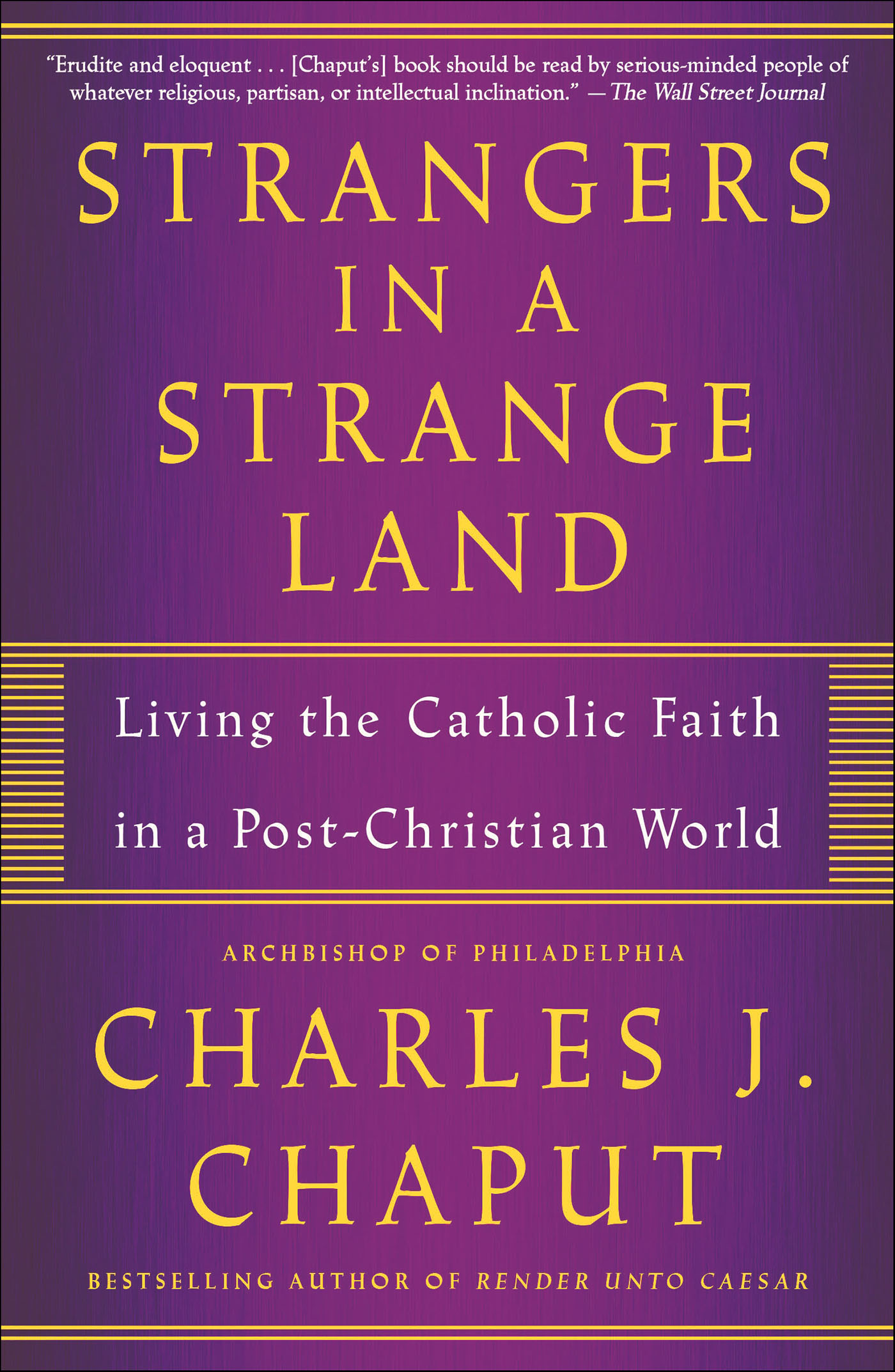 This image is the cover for the book Strangers in a Strange Land