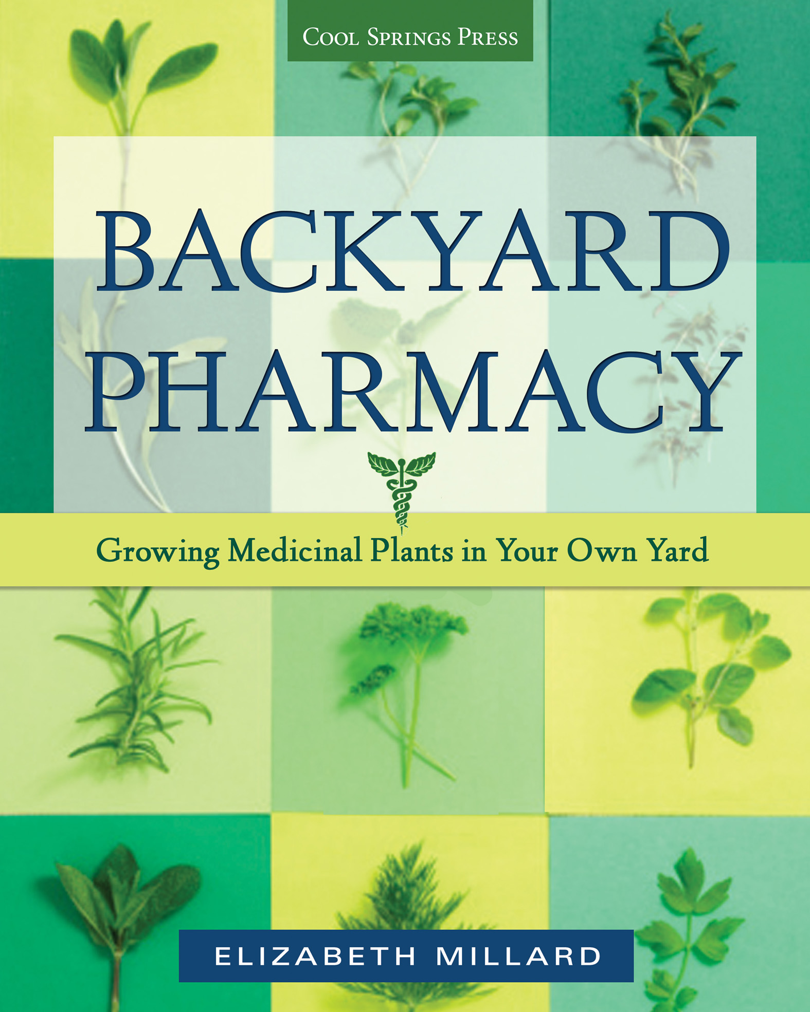 This image is the cover for the book Backyard Pharmacy