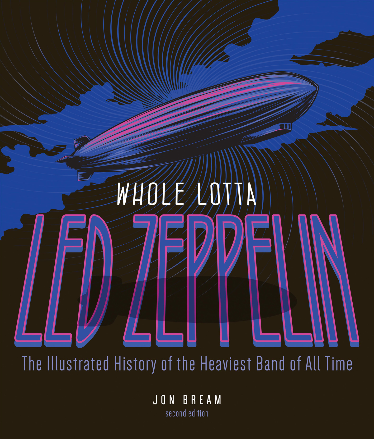 This image is the cover for the book Whole Lotta Led Zeppelin