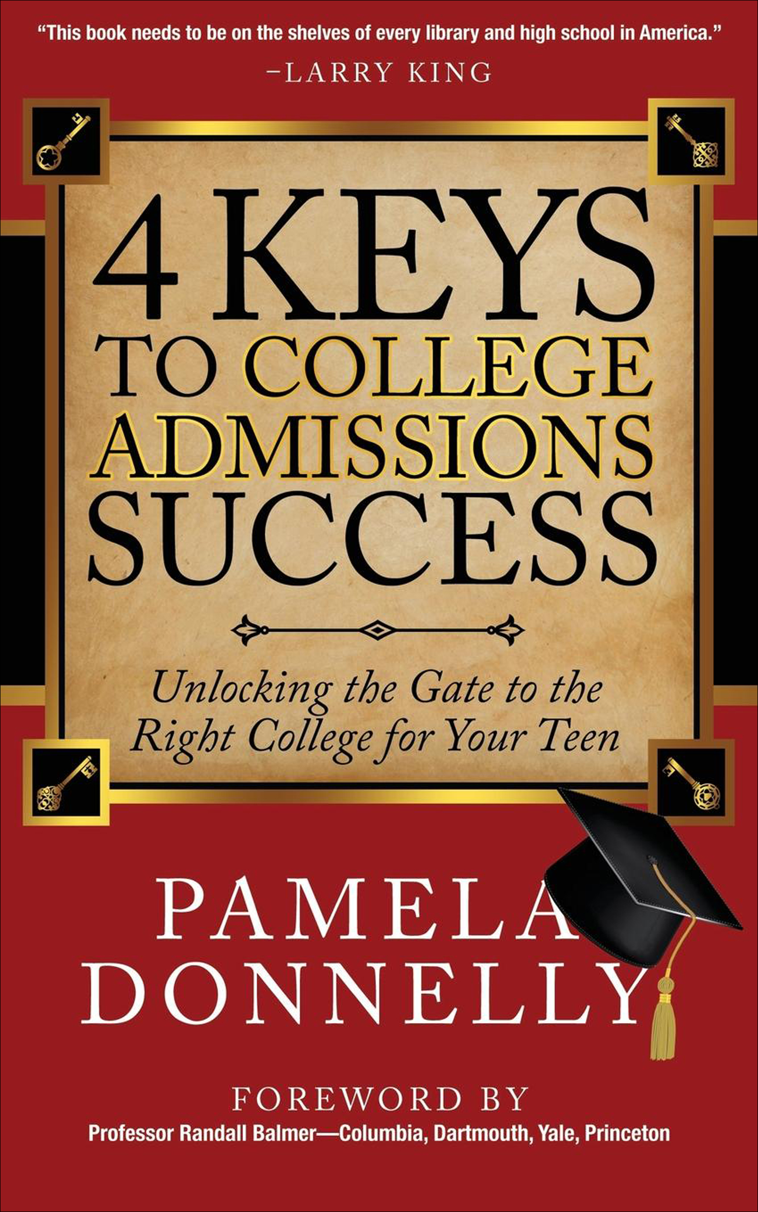 This image is the cover for the book 4 Keys to College Admissions Success