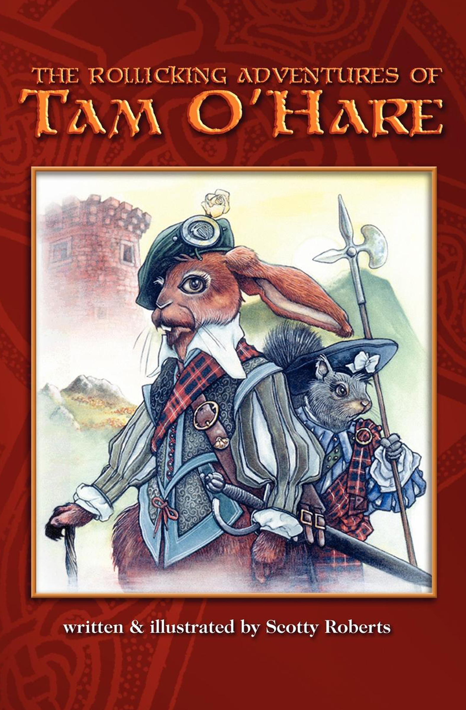 This image is the cover for the book Rollicking Adventures of Tam O'Hare