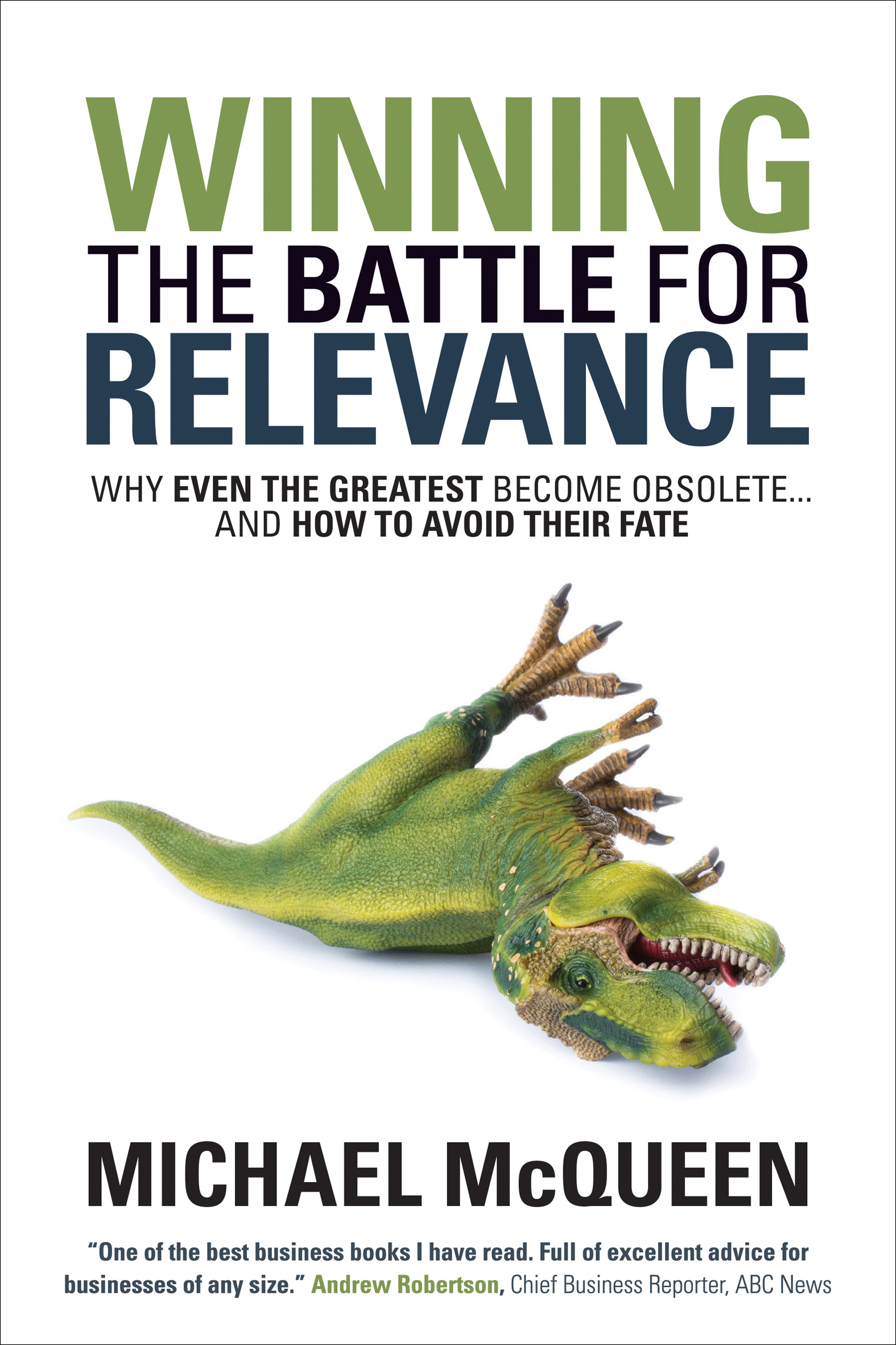 This image is the cover for the book Winning the Battle for Relevance