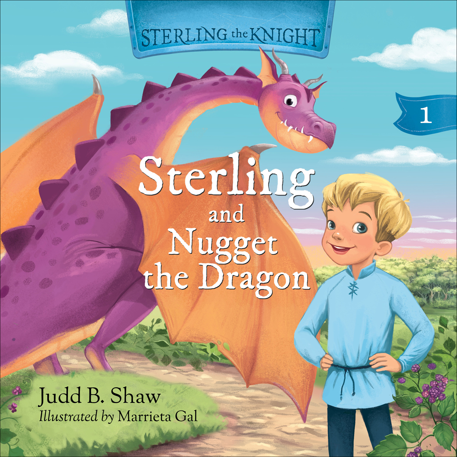 This image is the cover for the book Sterling and Nugget the Dragon