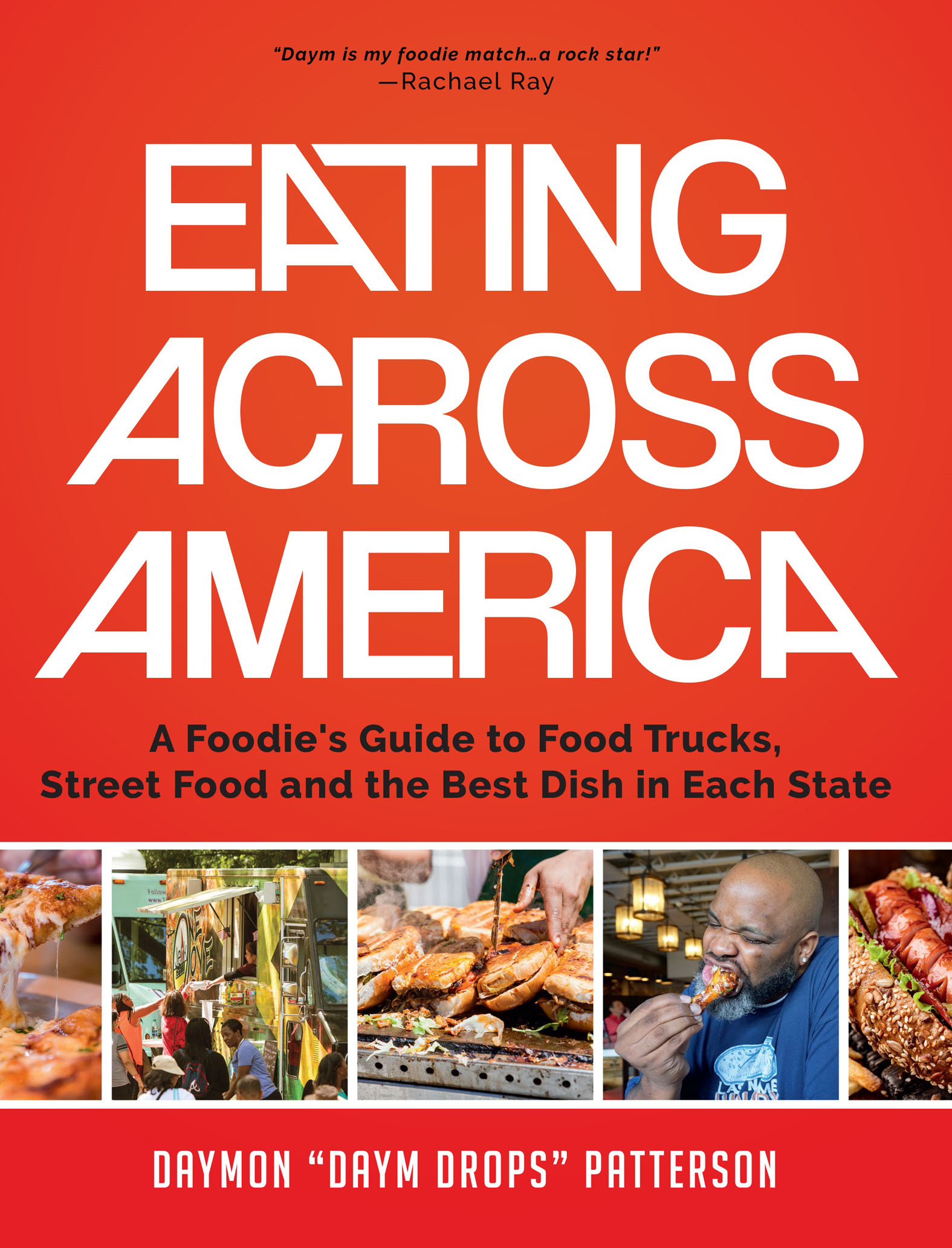 This image is the cover for the book Eating Across America