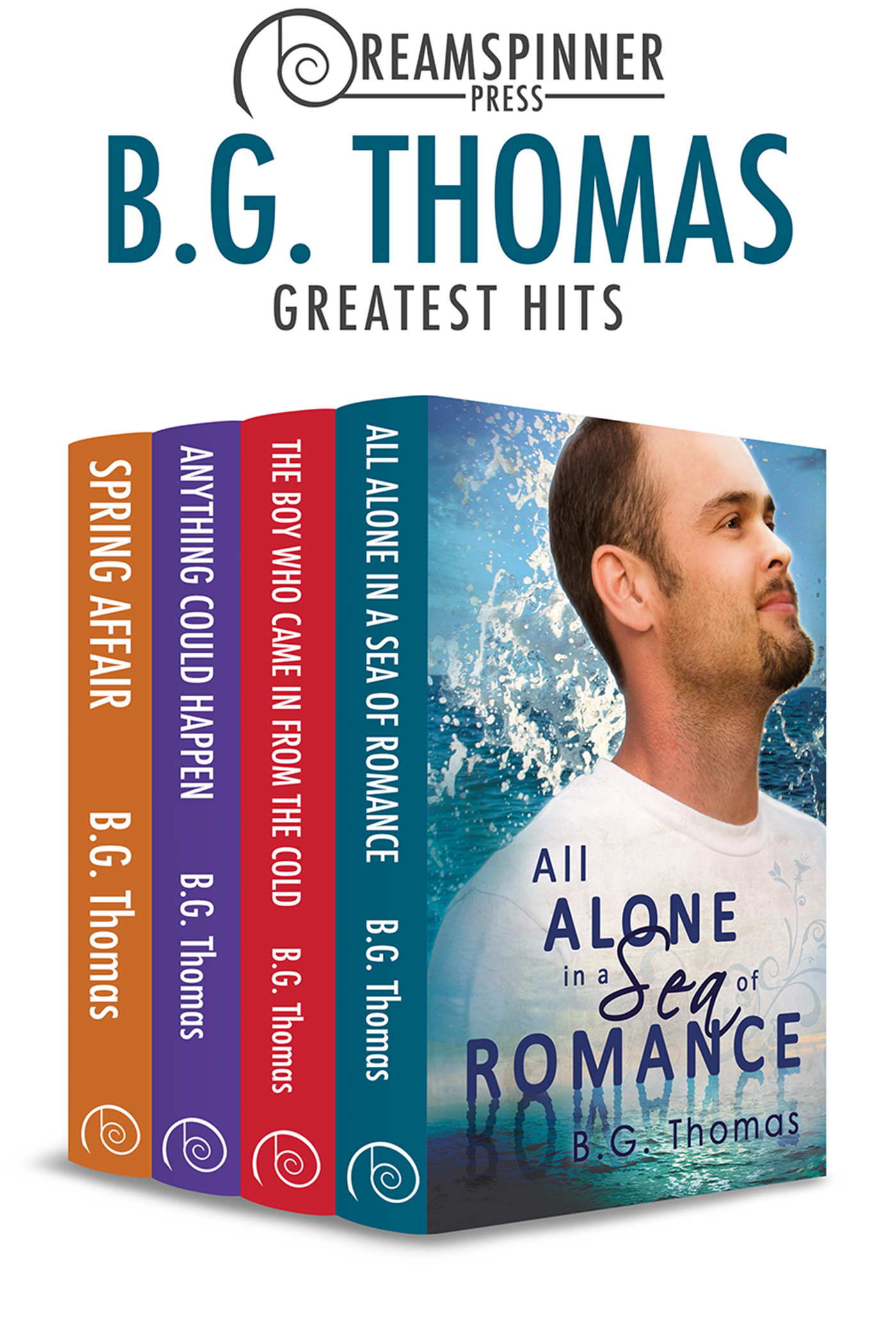 This image is the cover for the book B.G. Thomas's Greatest Hits, Dreamspinner Press Bundles