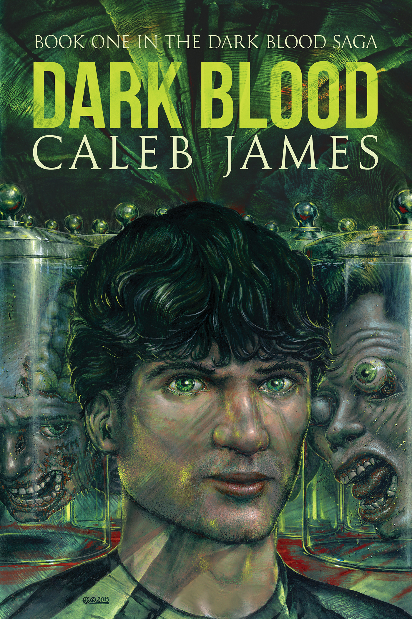 This image is the cover for the book Dark Blood, Dark Blood Saga