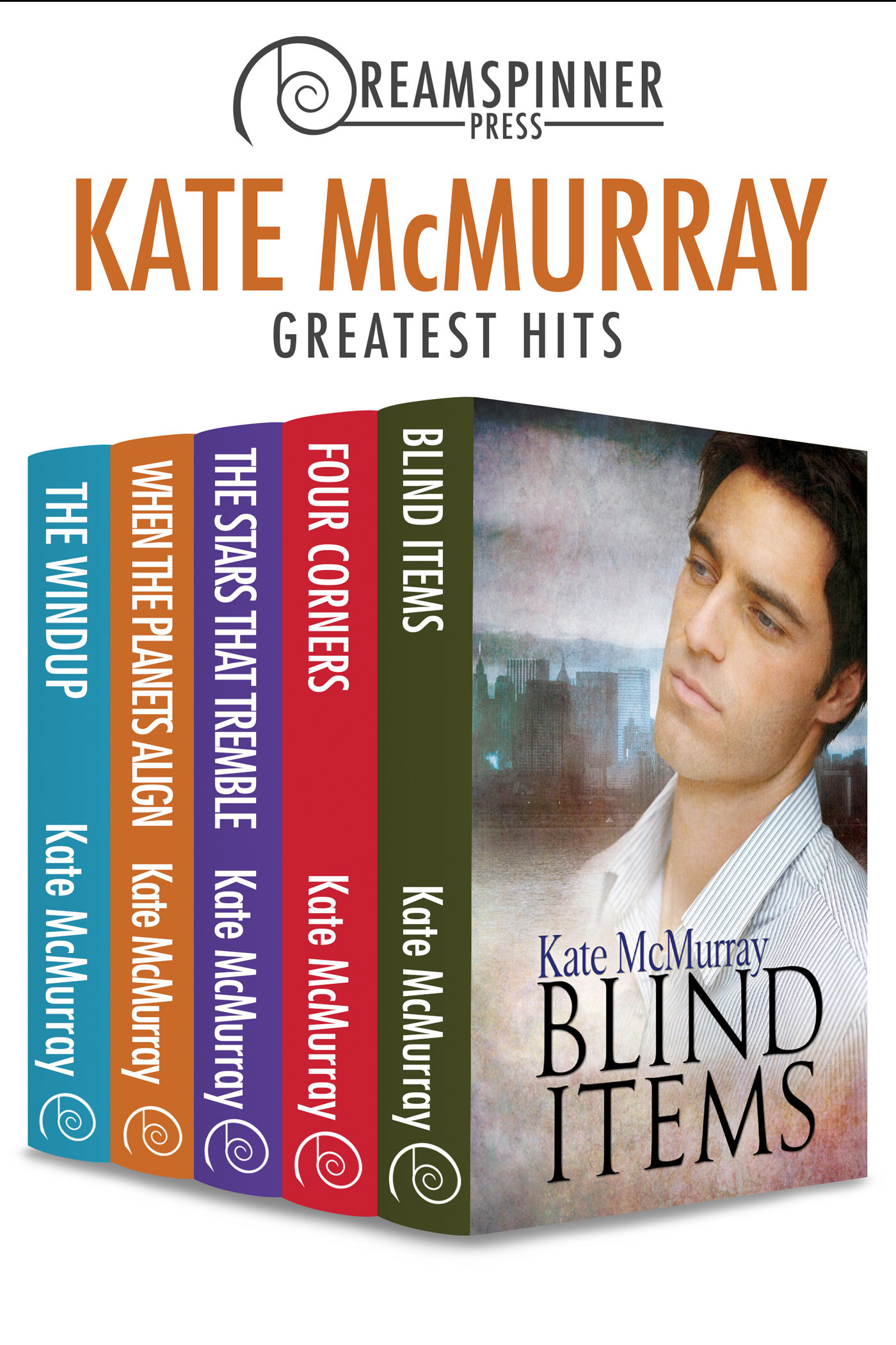 This image is the cover for the book Kate McMurray's Greatest Hits, Dreamspinner Press Bundles