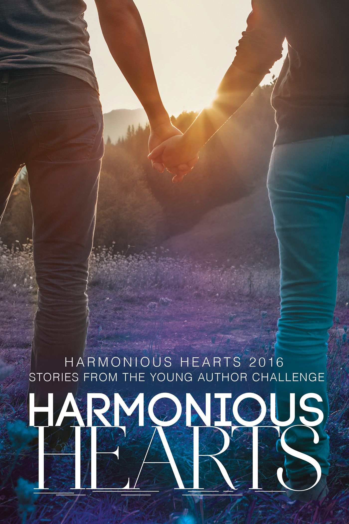 This image is the cover for the book Harmonious Hearts 2016 - Stories from the Young Author Challenge, Harmony Ink Press - Young Author Challenge
