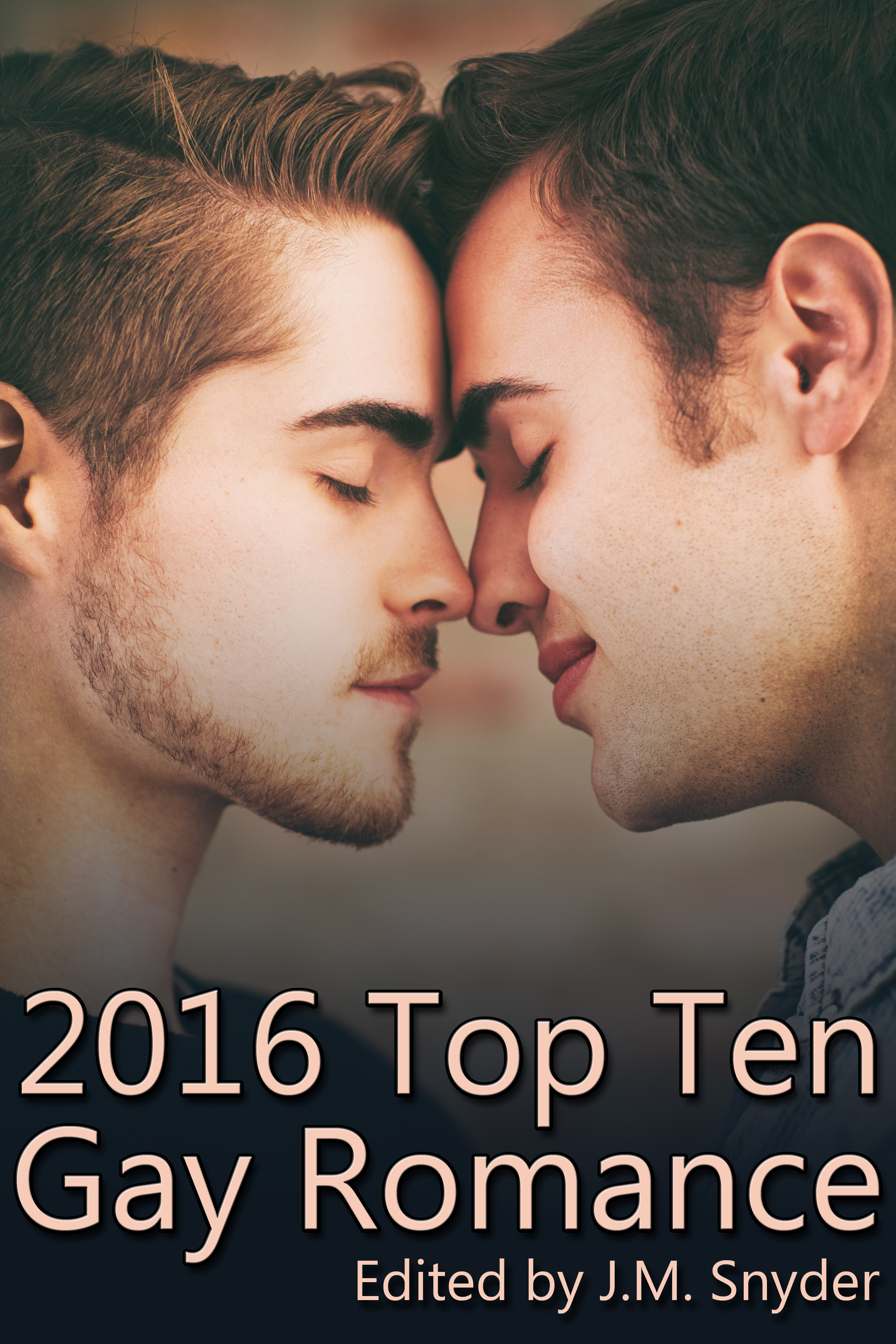 This image is the cover for the book 2016 Top Ten Gay Romance, Top Ten Gay Romance