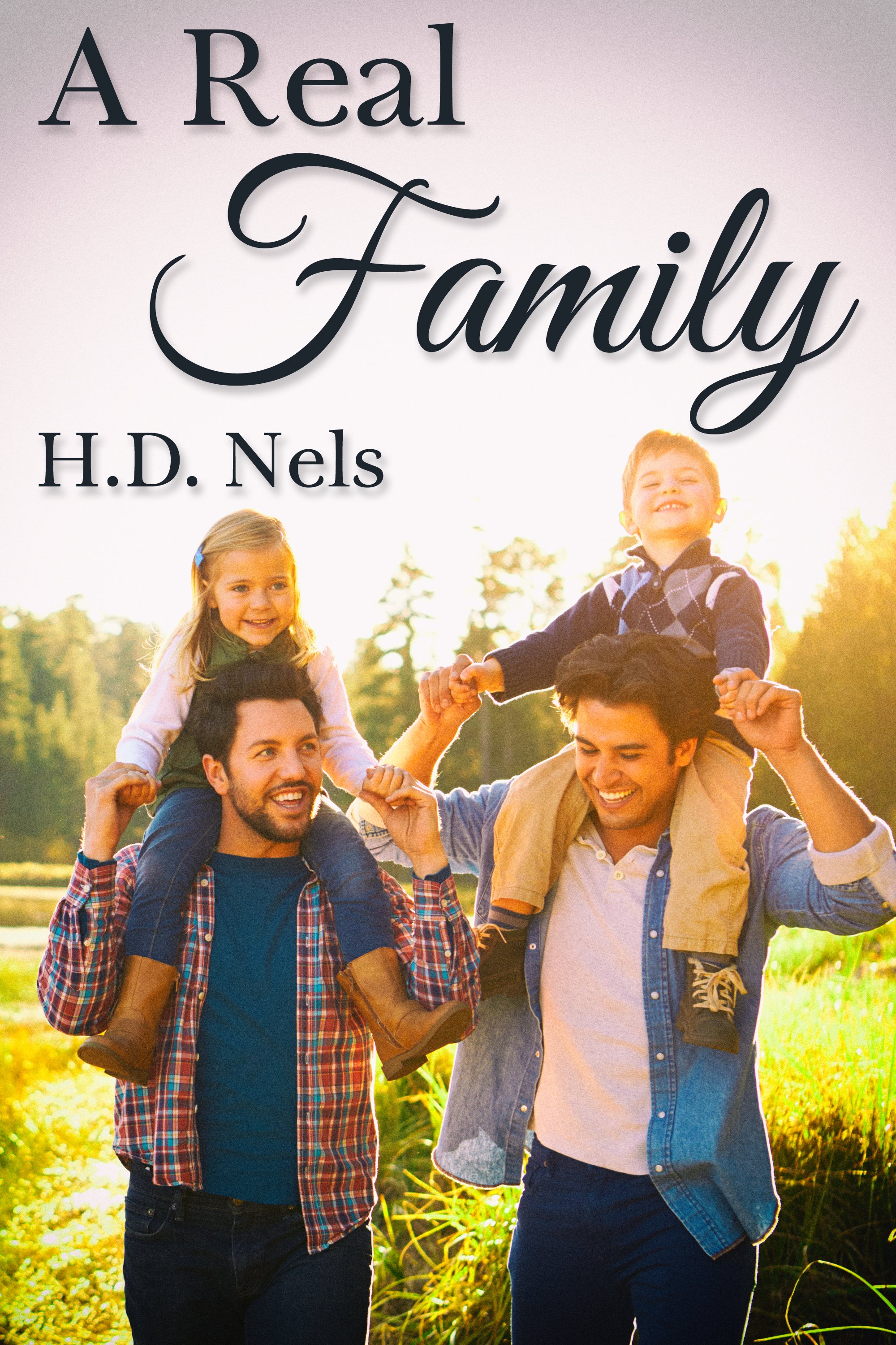 This image is the cover for the book A Real Family