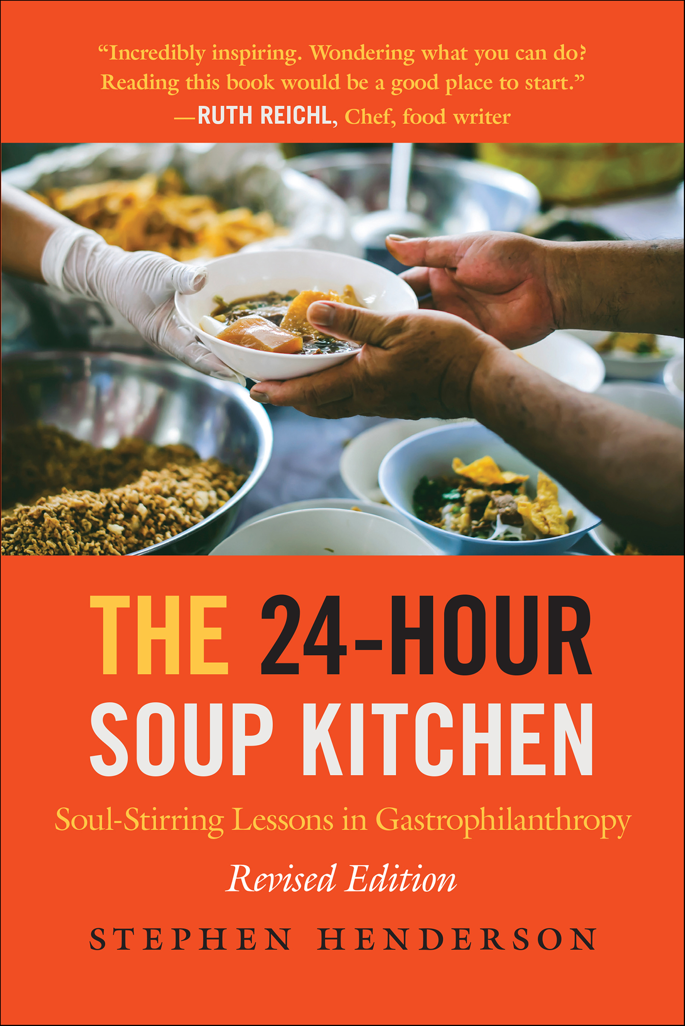 This image is the cover for the book 24-Hour Soup Kitchen