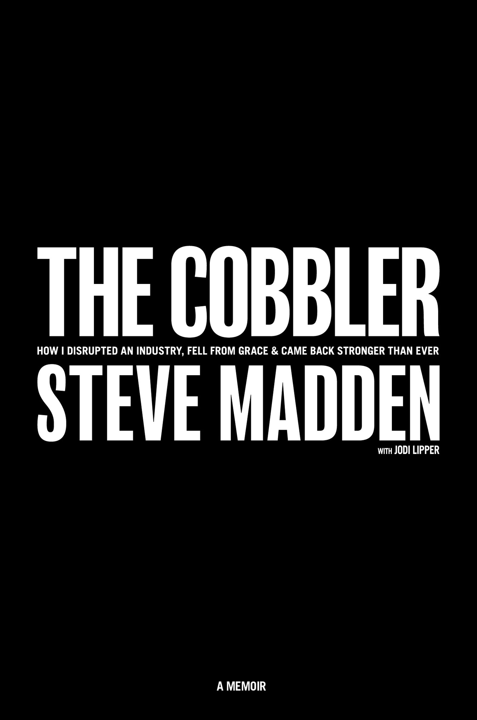 This image is the cover for the book Cobbler