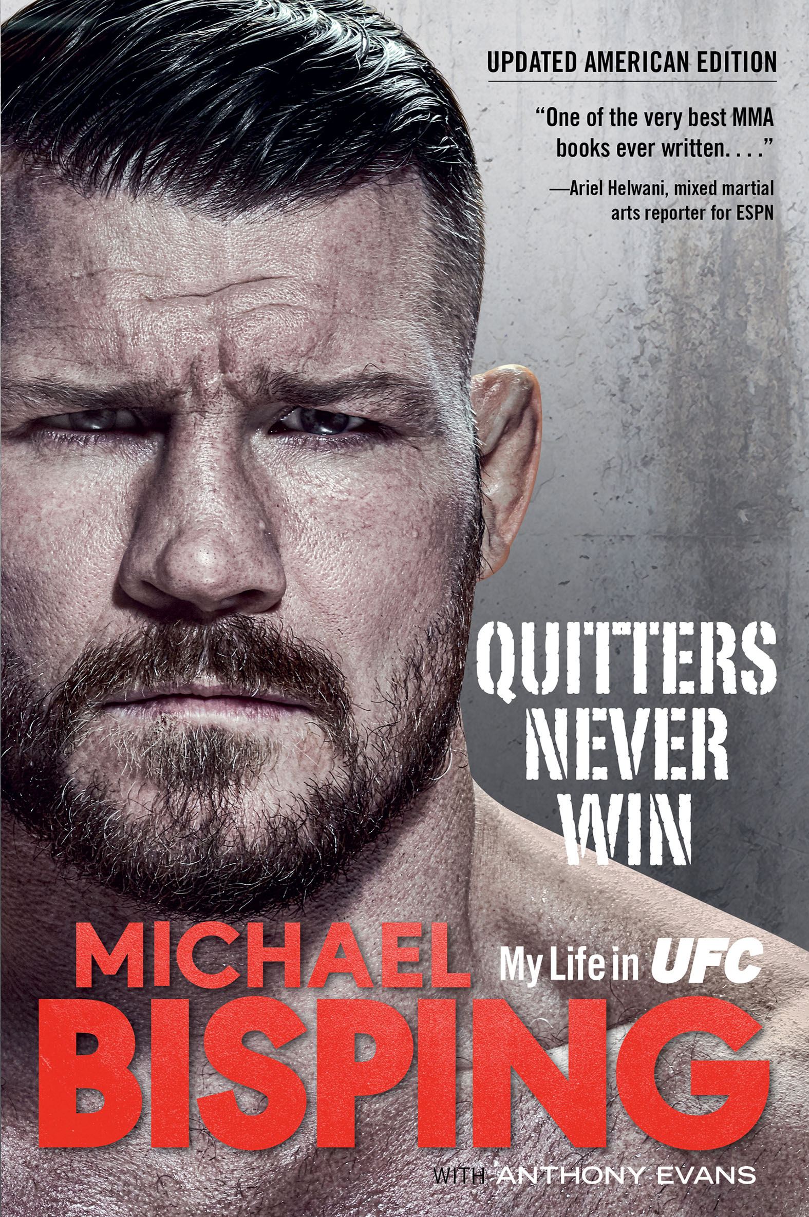 This image is the cover for the book Quitters Never Win