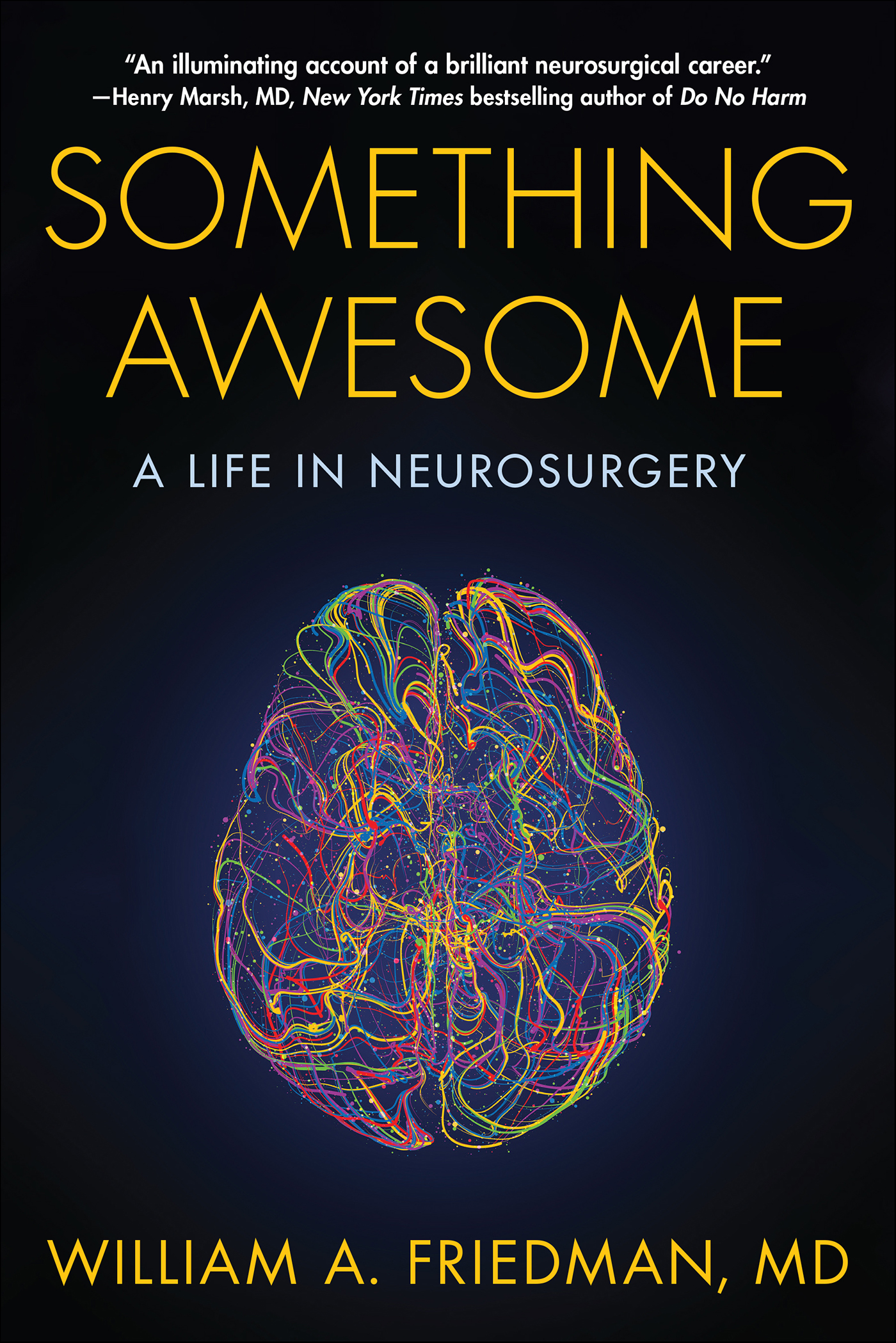 This image is the cover for the book Something Awesome
