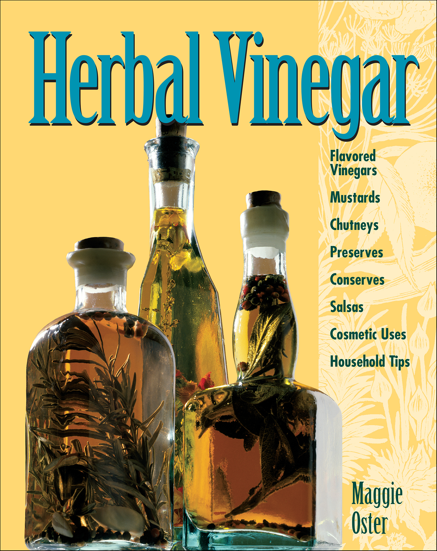 This image is the cover for the book Herbal Vinegar