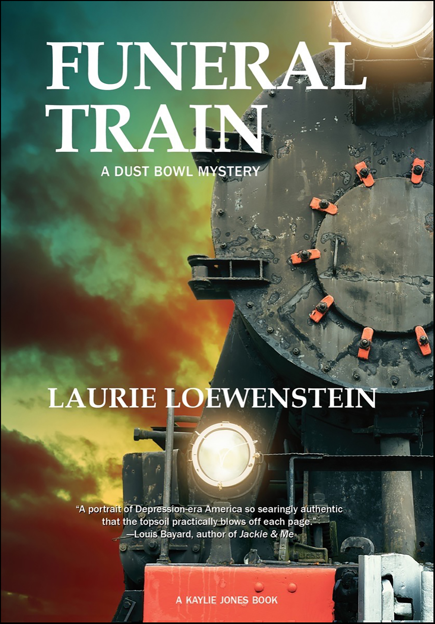 This image is the cover for the book Funeral Train