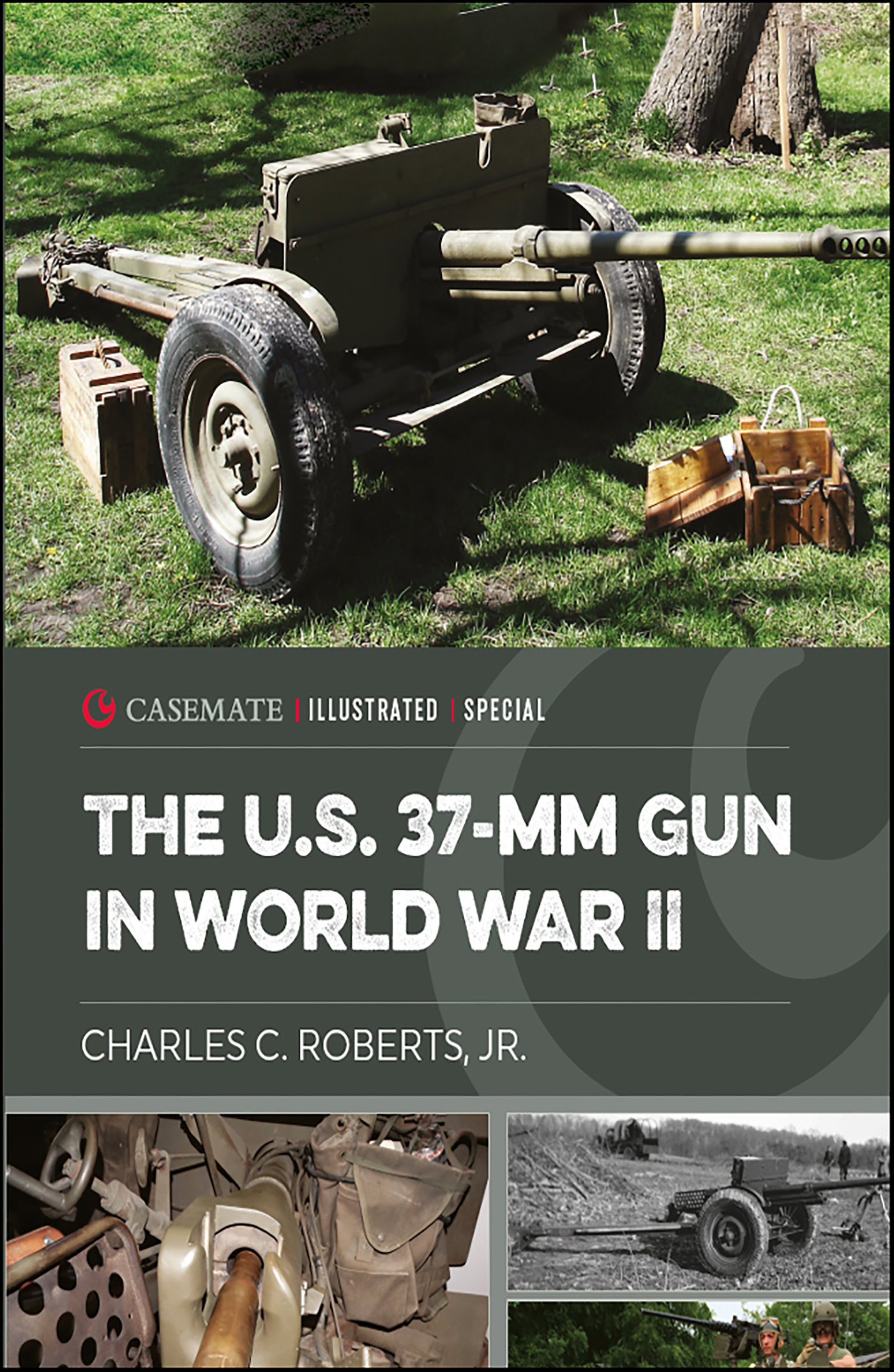 This image is the cover for the book U.S. 37-MM Gun in World War II