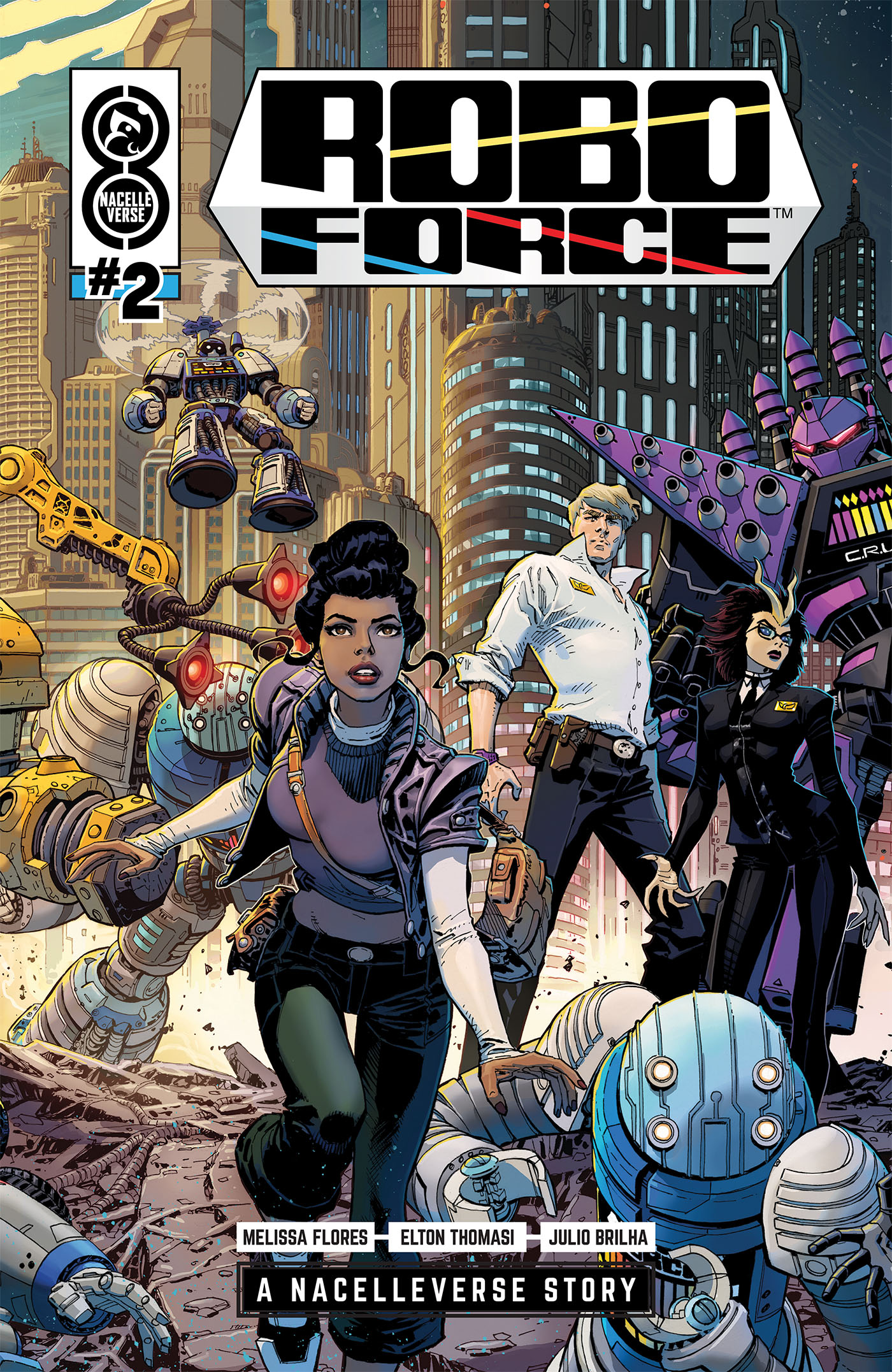 This image is the cover for the book RoboForce #2, RoboForce
