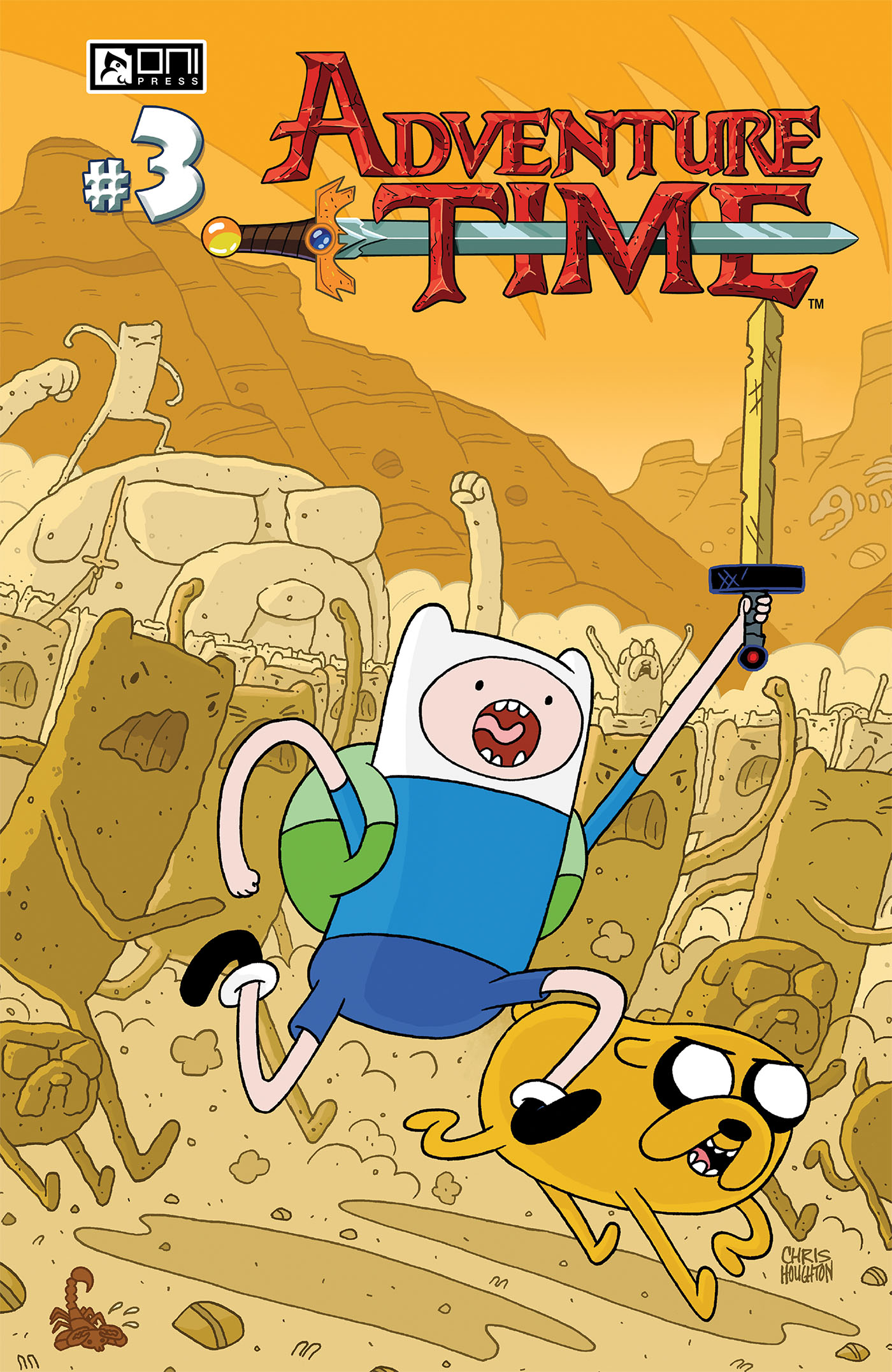This image is the cover for the book Adventure Time #3, Adventure Time