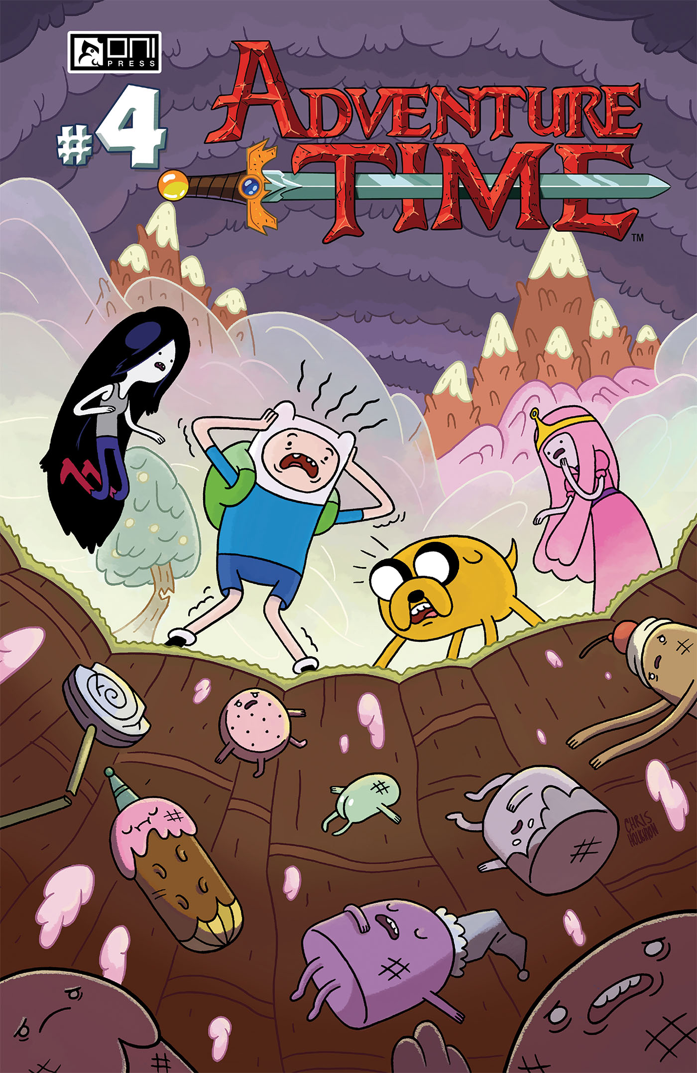 This image is the cover for the book Adventure Time #4, Adventure Time