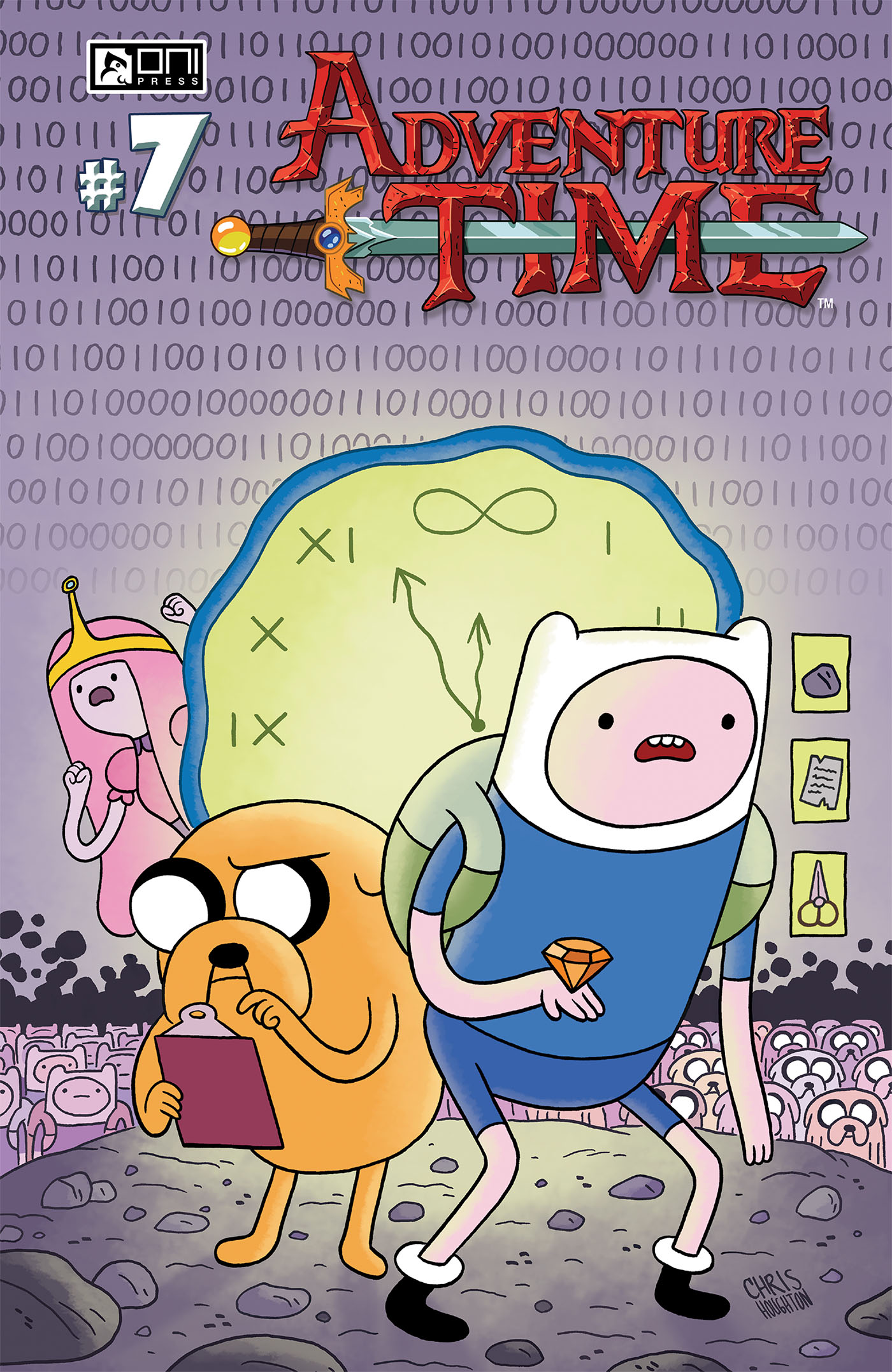 This image is the cover for the book Adventure Time #7, Adventure Time