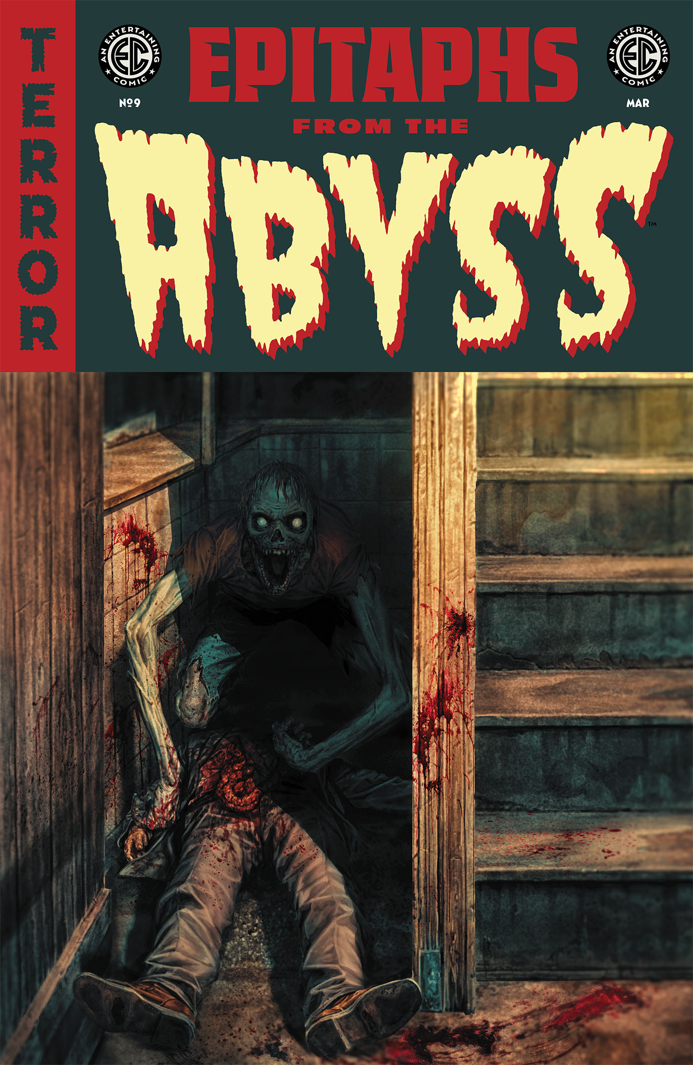 This image is the cover for the book EC Epitaphs from the Abyss #9, EC Epitaphs from the Abyss