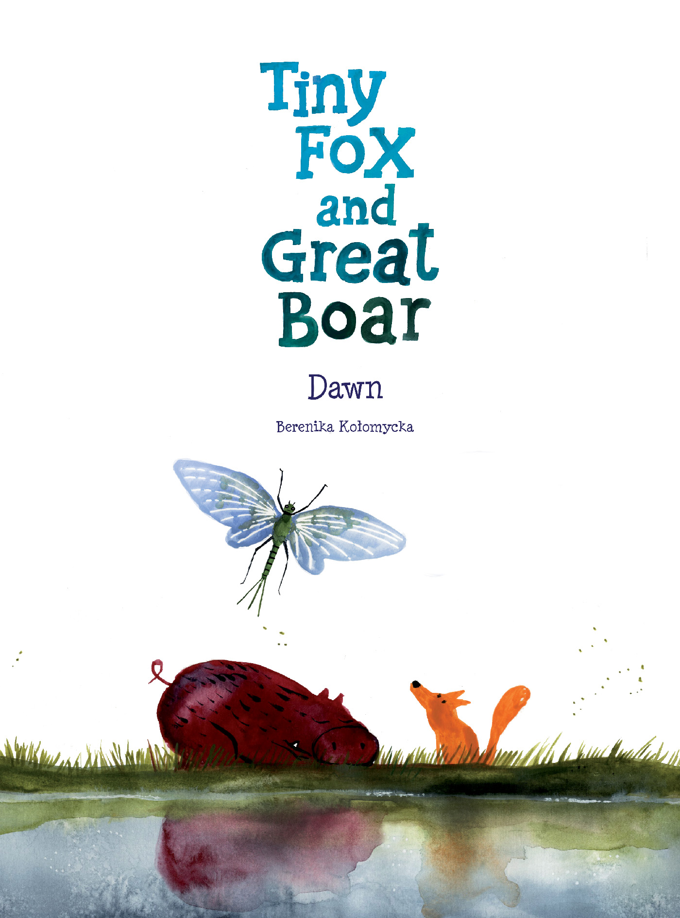 This image is the cover for the book Tiny Fox and Great Boar Book Three Vol. 3: Dawn, Tiny Fox and Great Boar Volume Three: Dawn