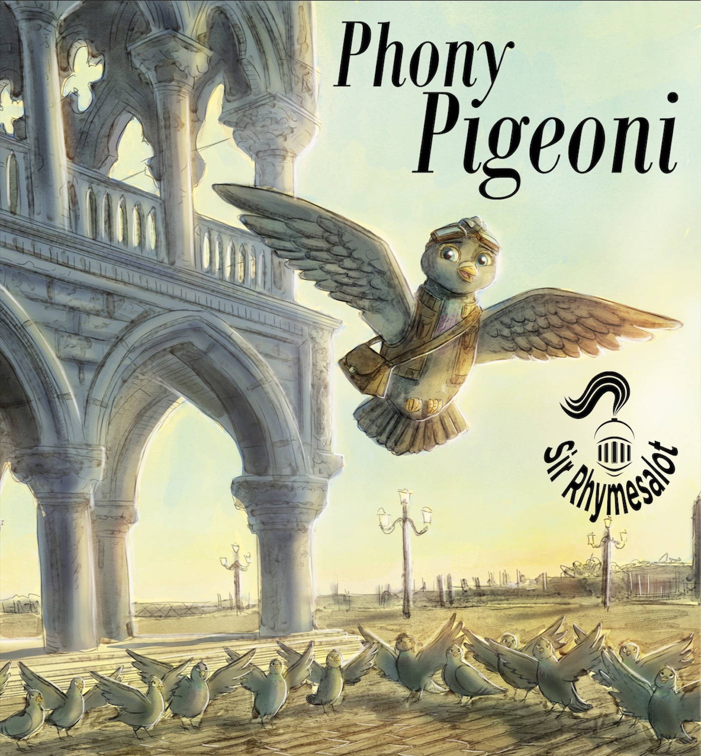 This image is the cover for the book Phony Pigeoni
