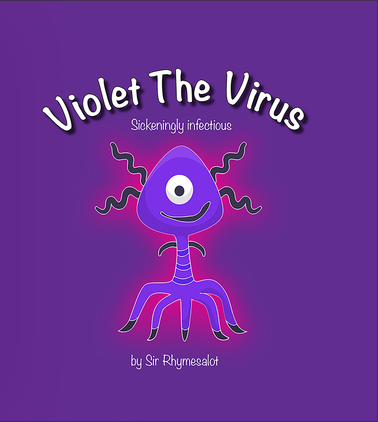 This image is the cover for the book Violet The Virus
