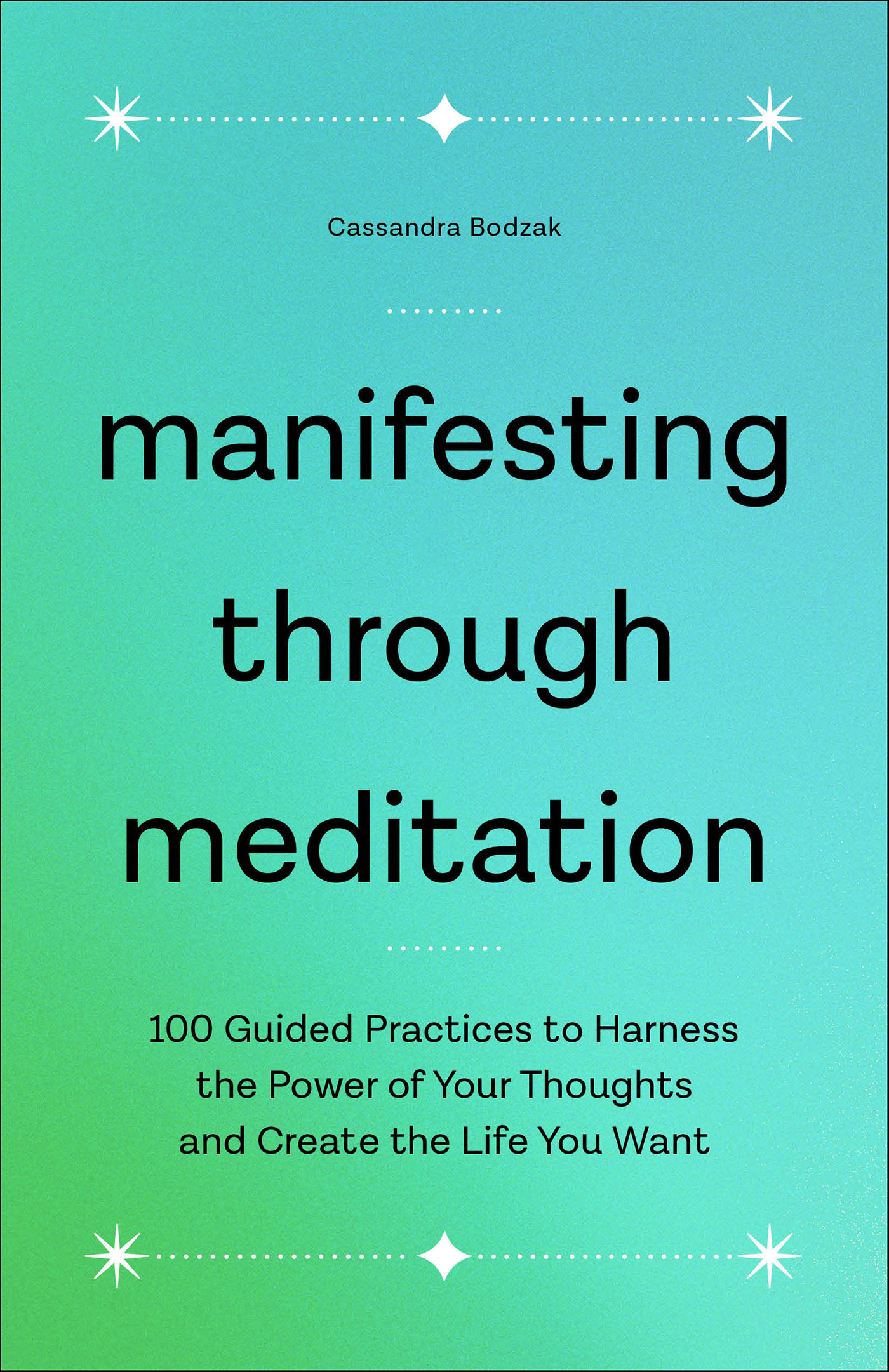 This image is the cover for the book Manifesting Through Meditation