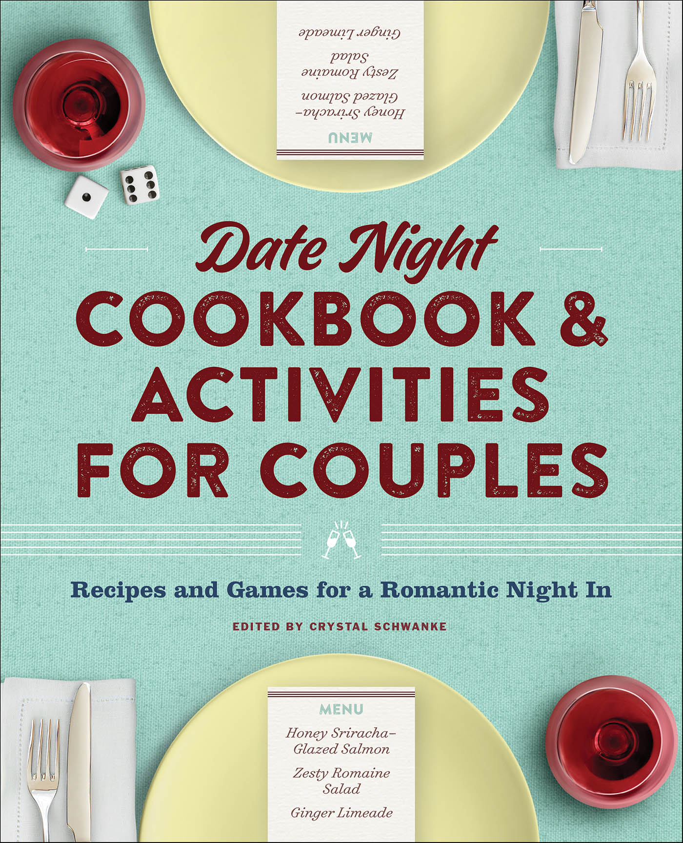 This image is the cover for the book Date Night Cookbook & Activities for Couples