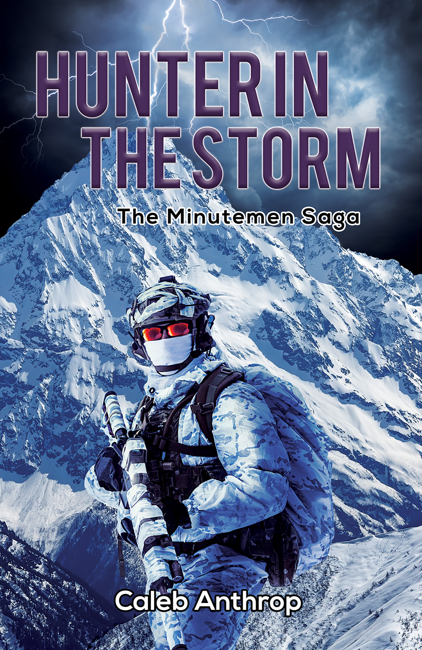 This image is the cover for the book Hunter in the Storm