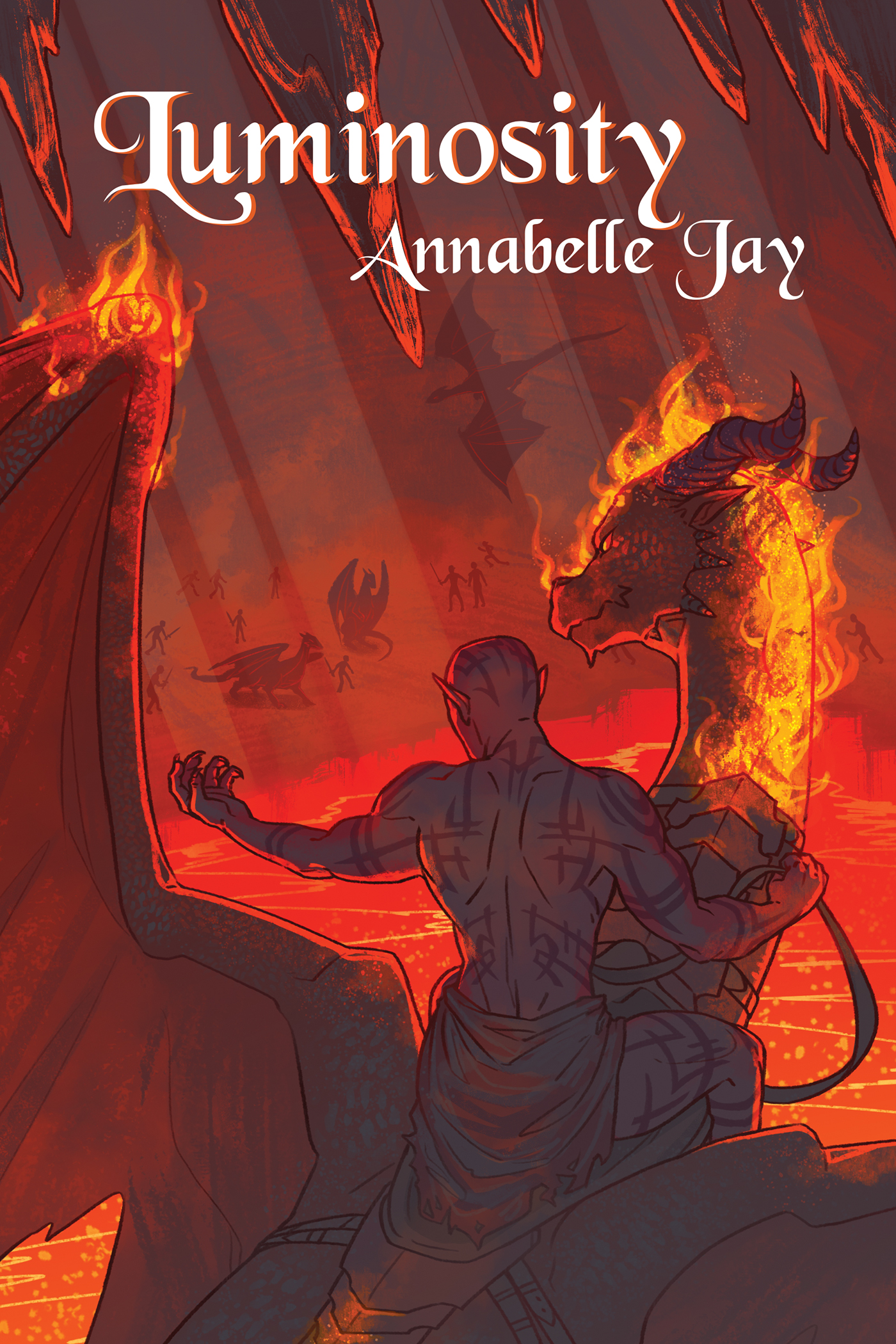 This image is the cover for the book Luminosity, The Sun Dragon