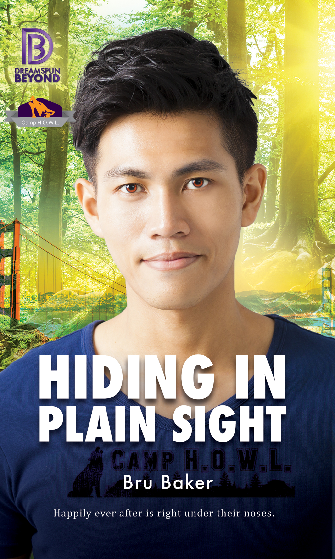 This image is the cover for the book Hiding In Plain Sight, Camp H.O.W.L.