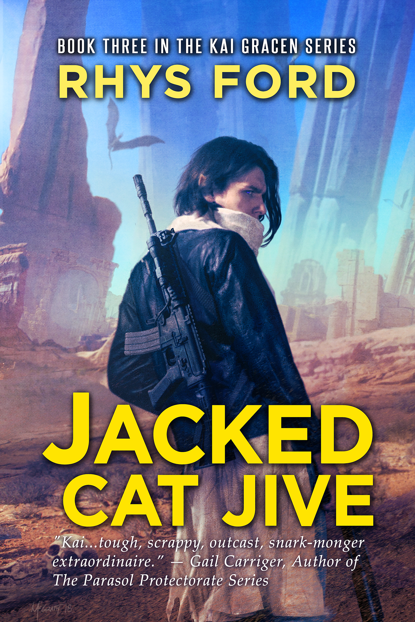 This image is the cover for the book Jacked Cat Jive, The Kai Gracen Series