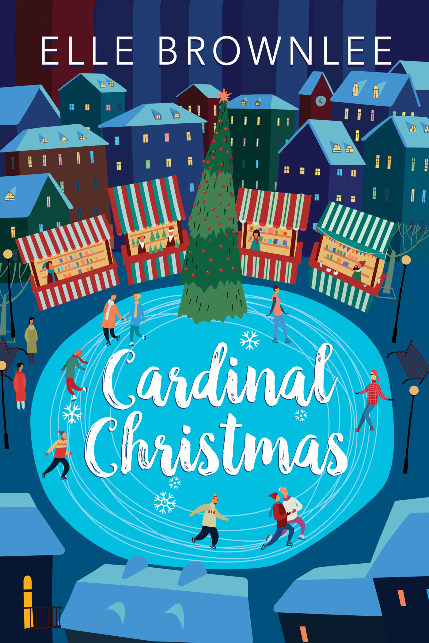 This image is the cover for the book Cardinal Christmas
