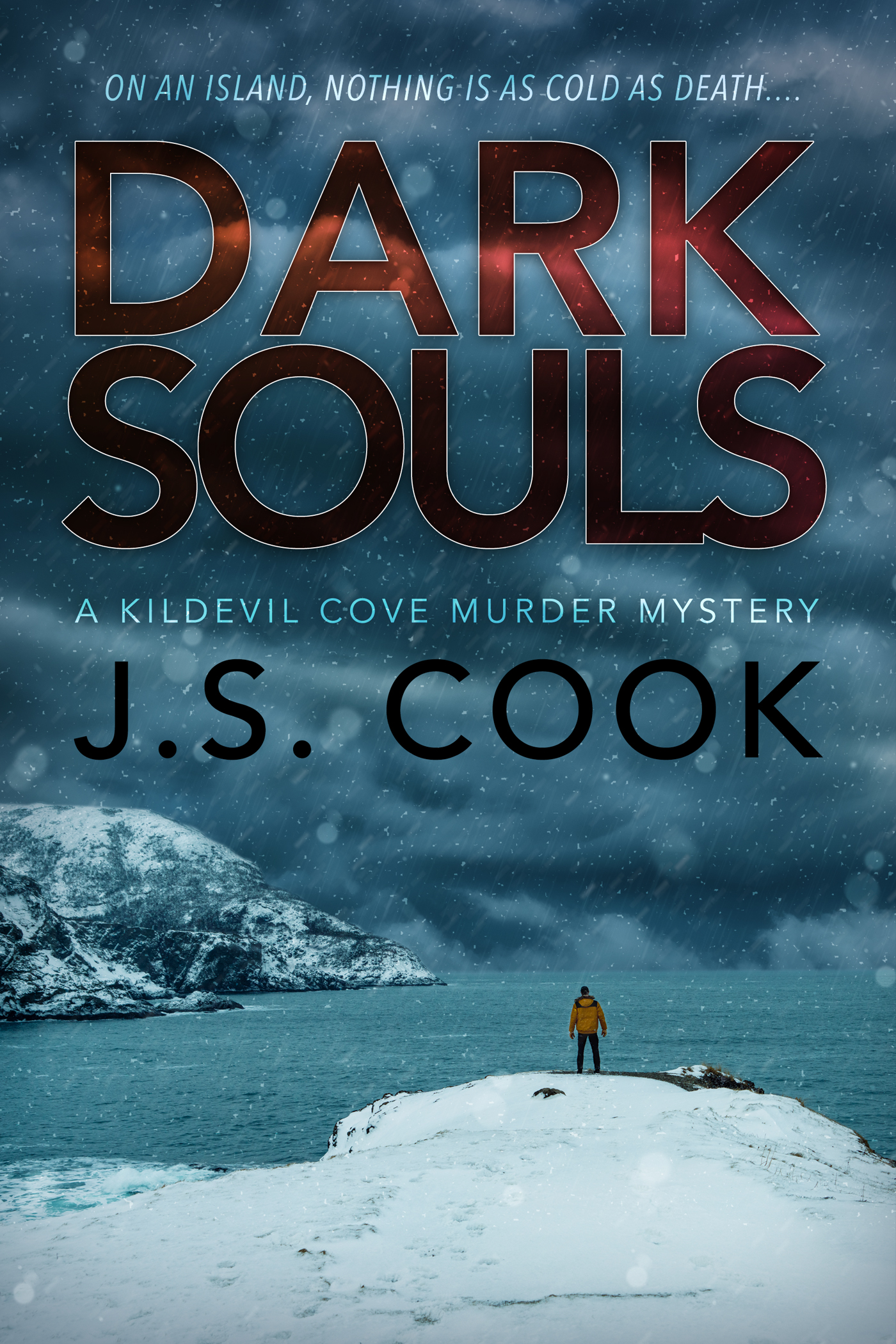 This image is the cover for the book Dark Souls, Kildevil Cove Murder Mysteries