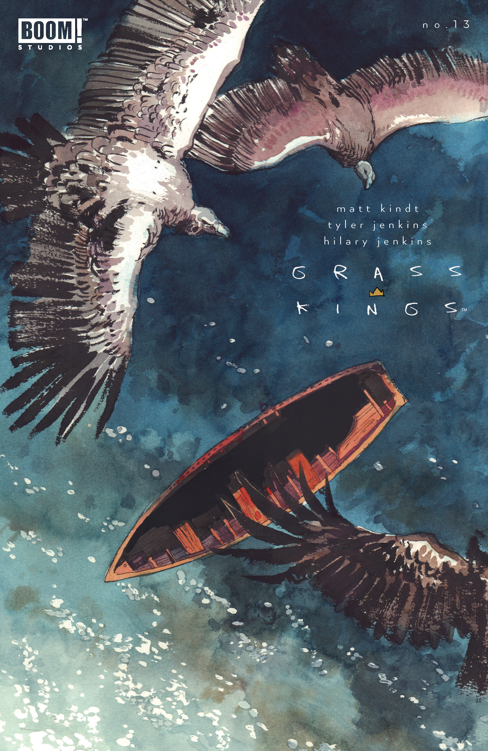 This image is the cover for the book Grass Kings #13, Grass Kings