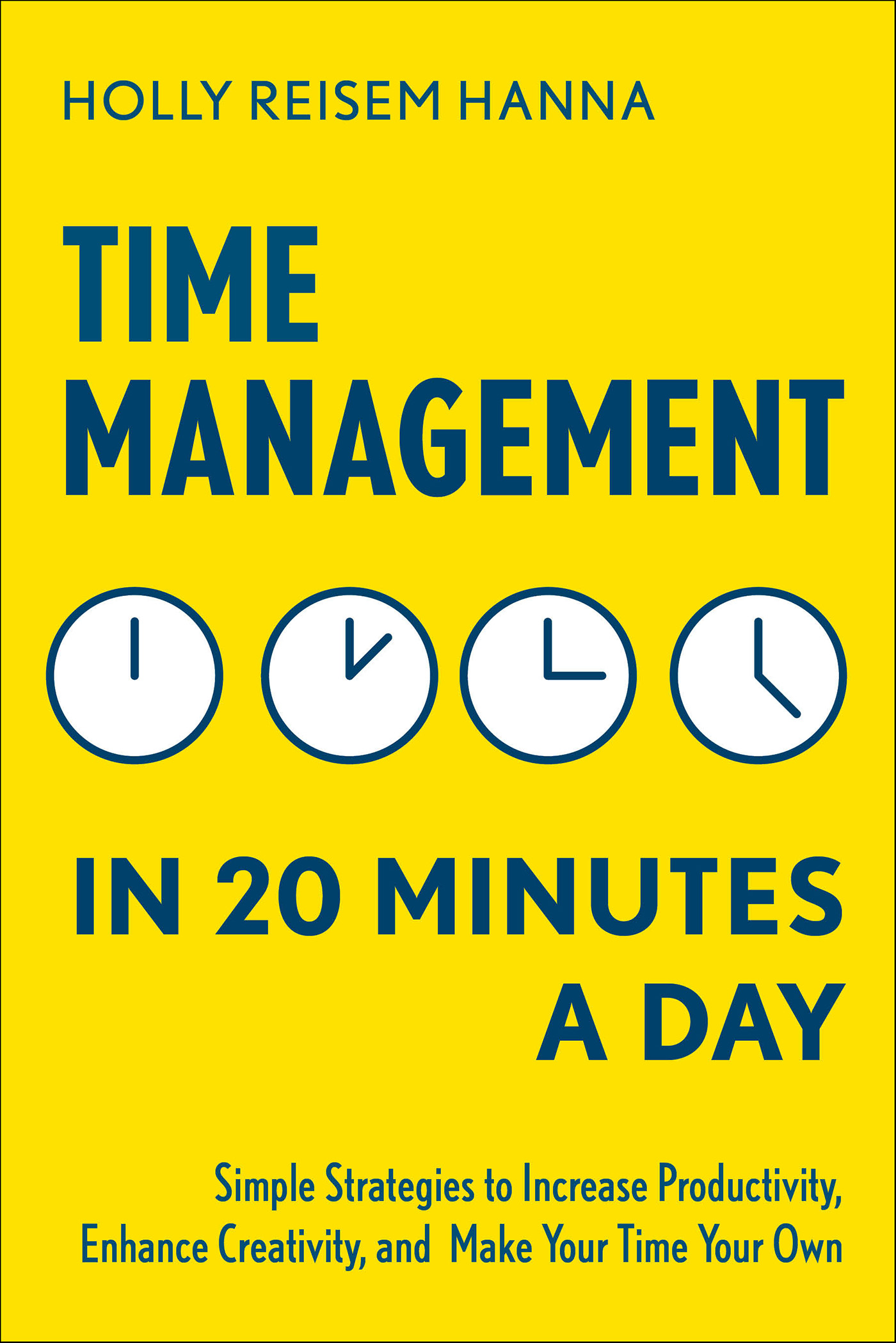 This image is the cover for the book Time Management in 20 Minutes a Day