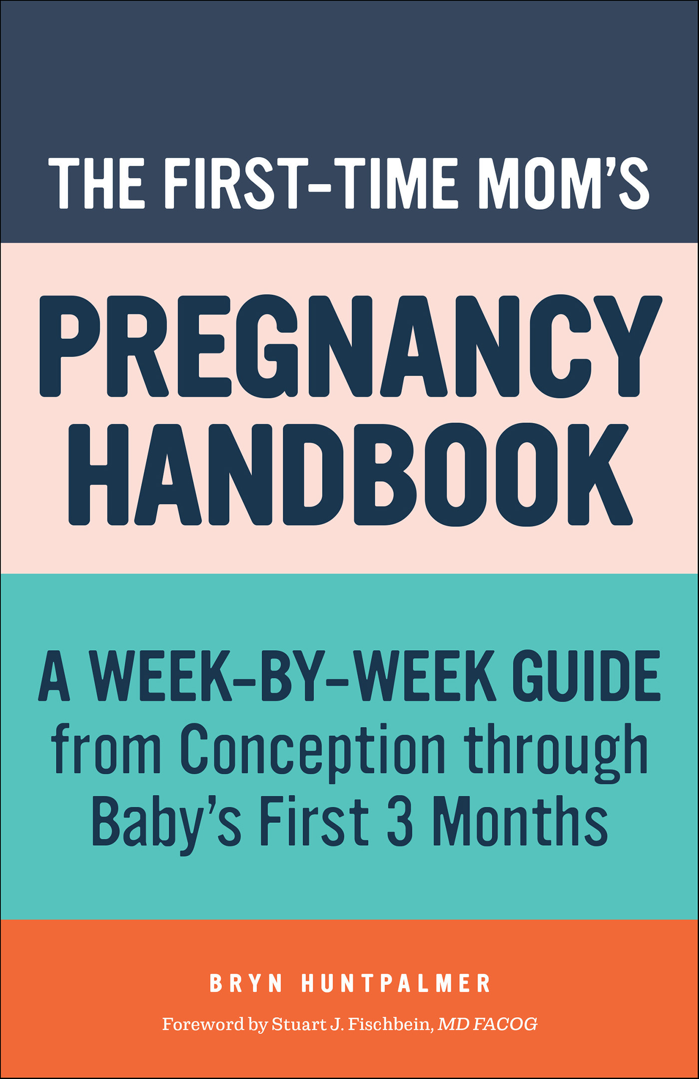 This image is the cover for the book First-Time Mom's Pregnancy Handbook