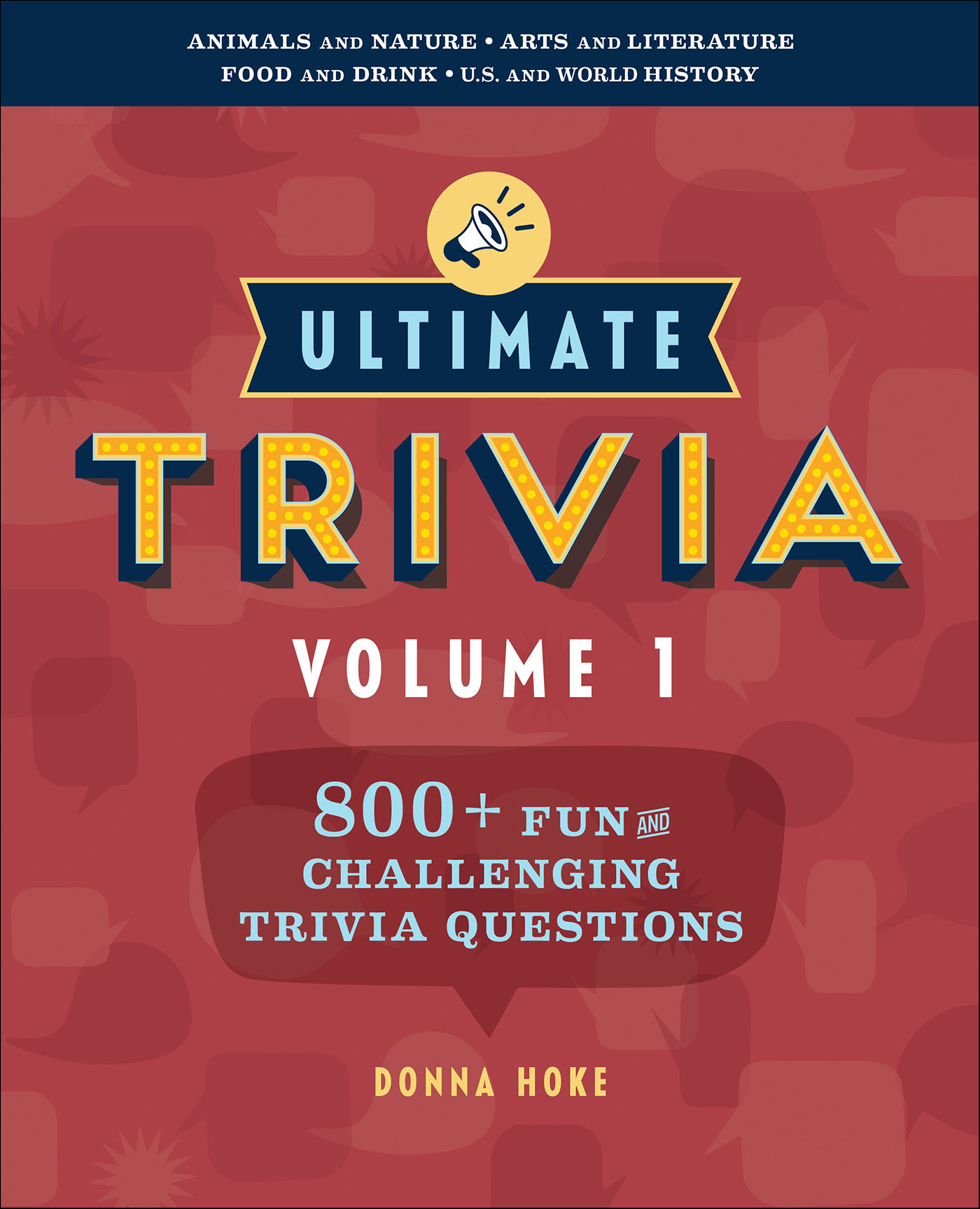 This image is the cover for the book Ultimate Trivia, Volume 1