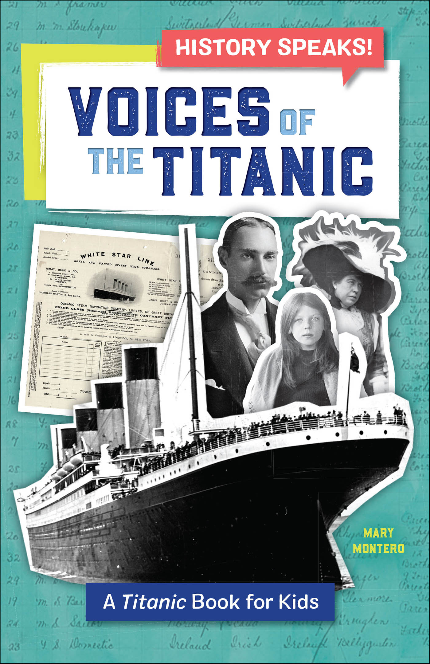 This image is the cover for the book Voices of the Titanic