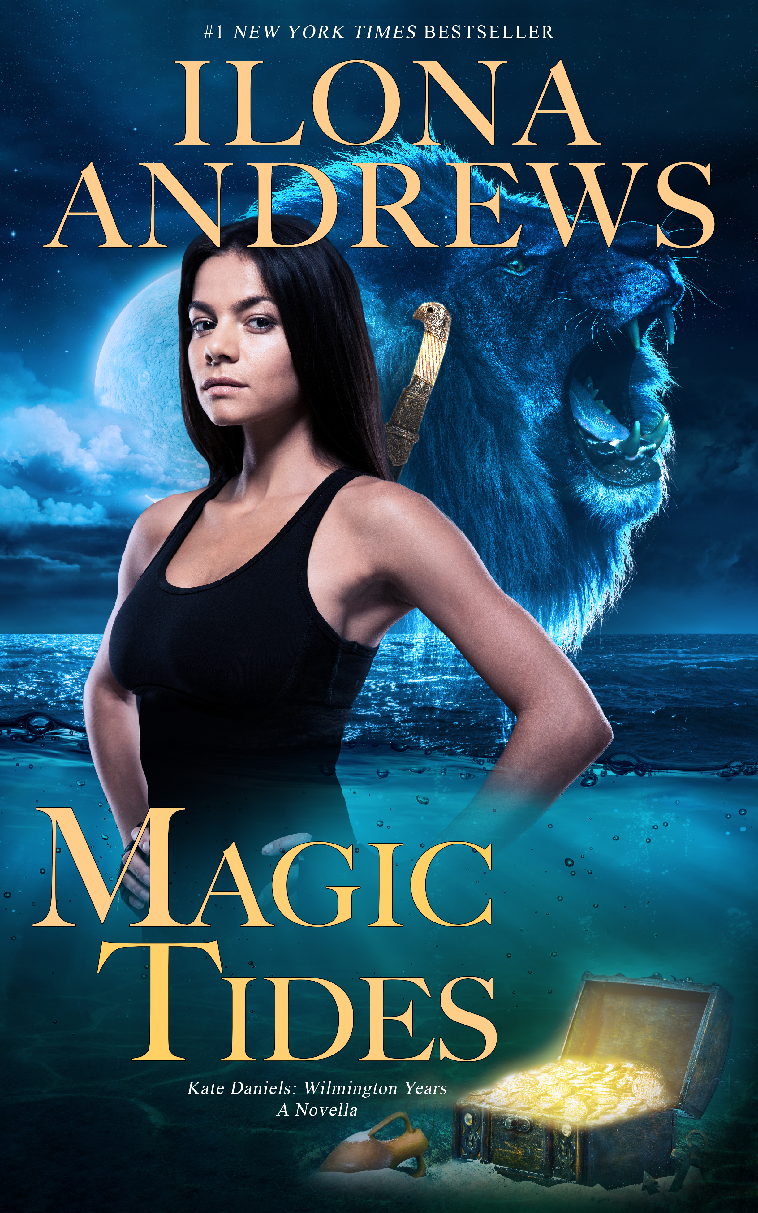 This image is the cover for the book Magic Tides, Kate Daniels: Wilmington Years
