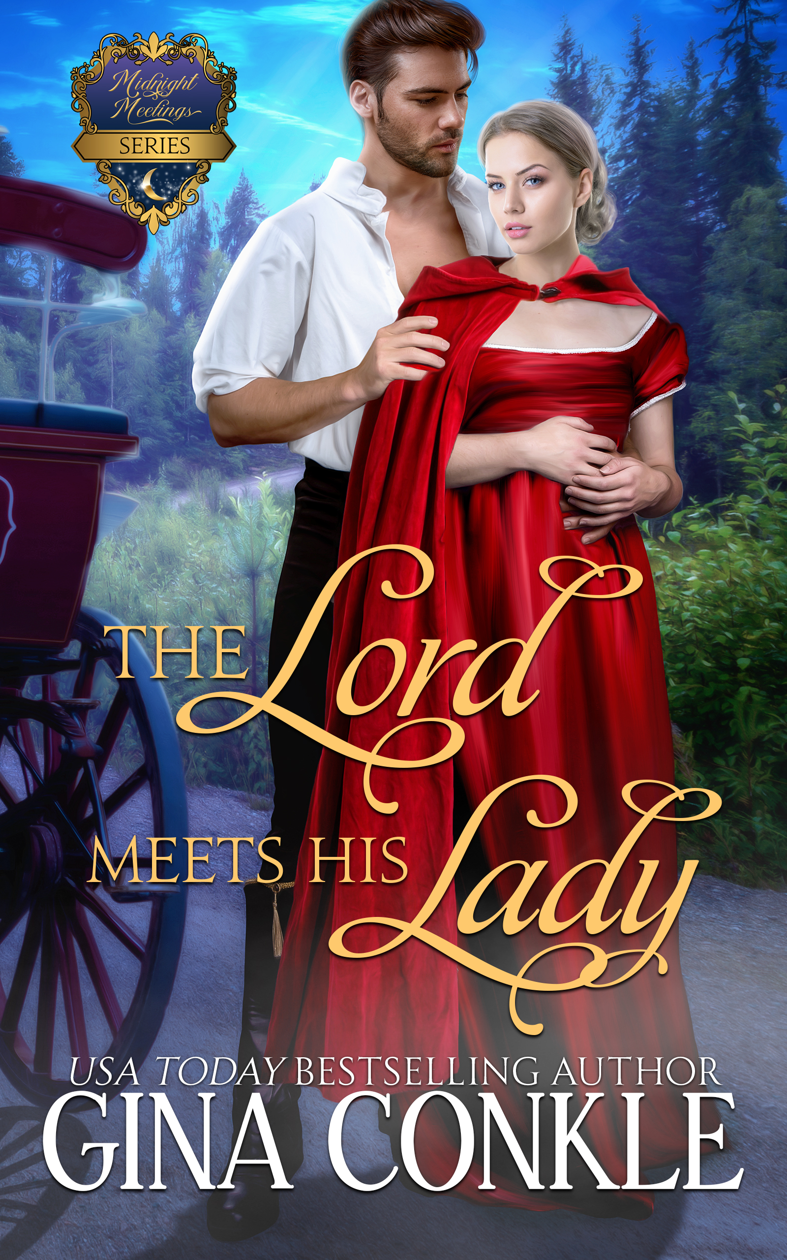 This image is the cover for the book The Lord Meets His Lady, Midnight Meetings