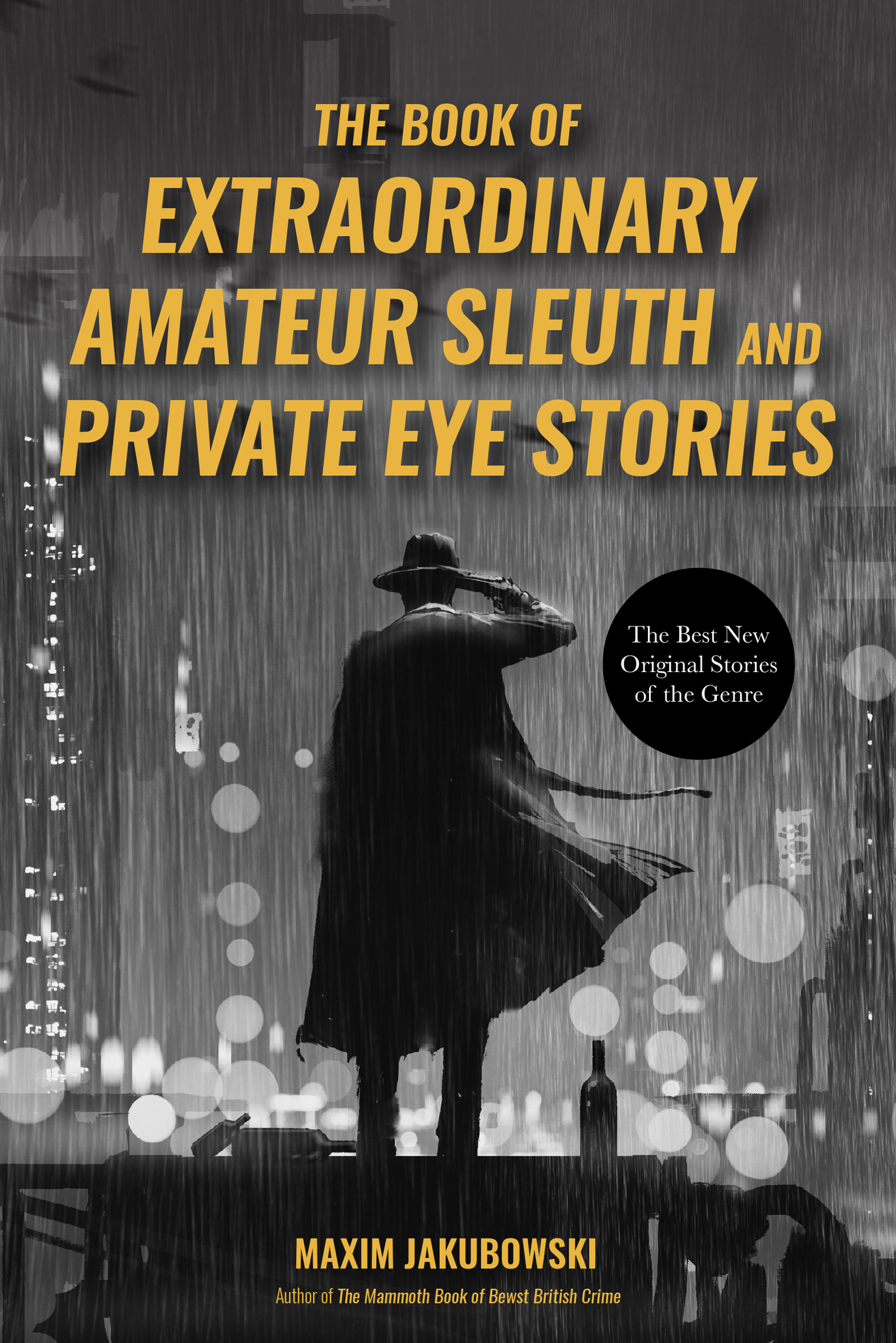 This image is the cover for the book Book of Extraordinary Amateur Sleuth and Private Eye Stories